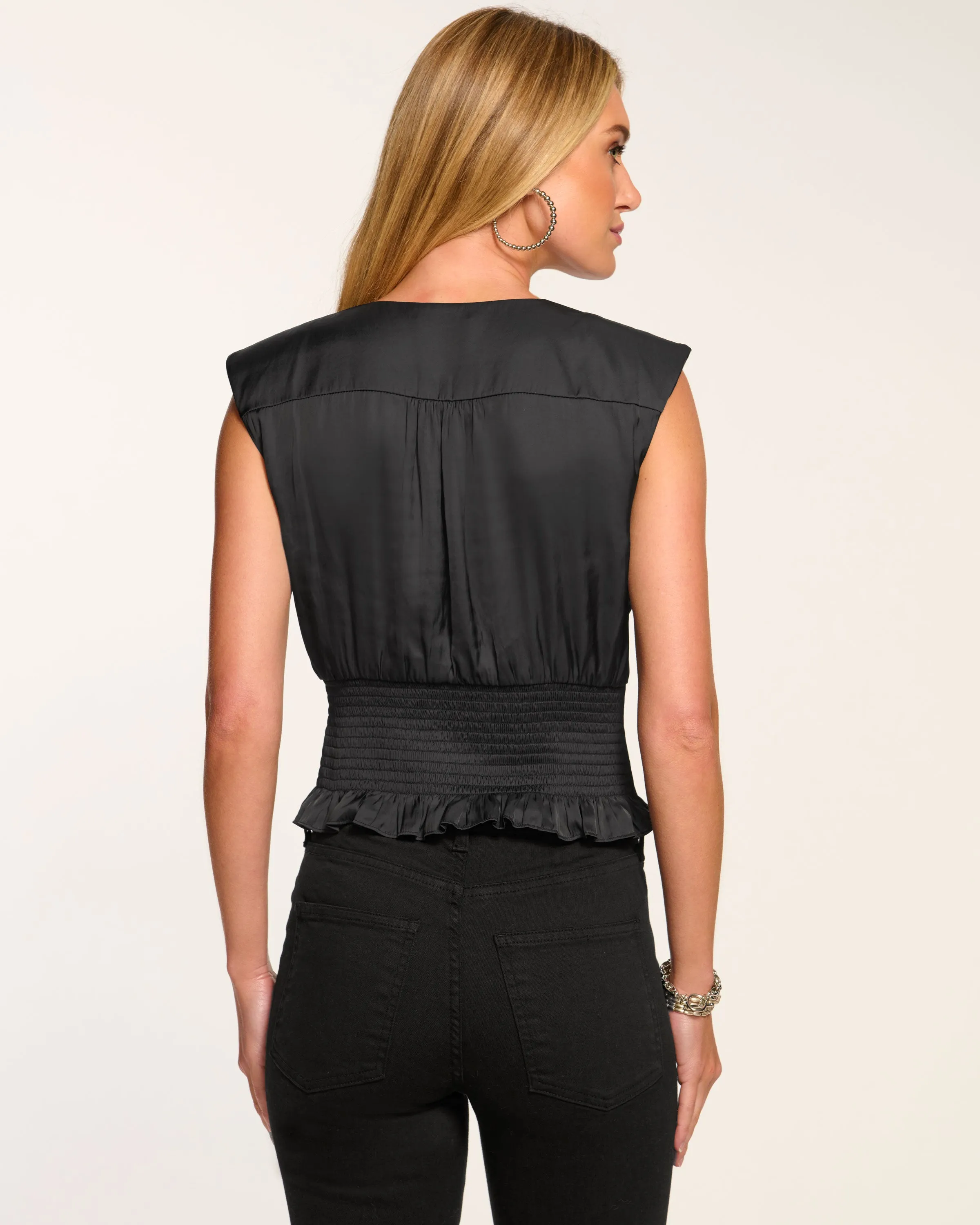 Adeline V-Neck Corset Top