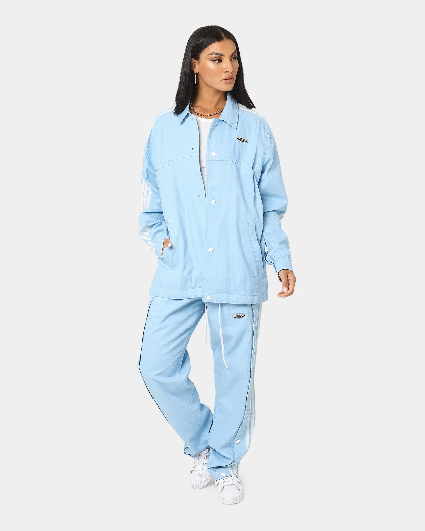 Adidas Denim Pants Clear Blue