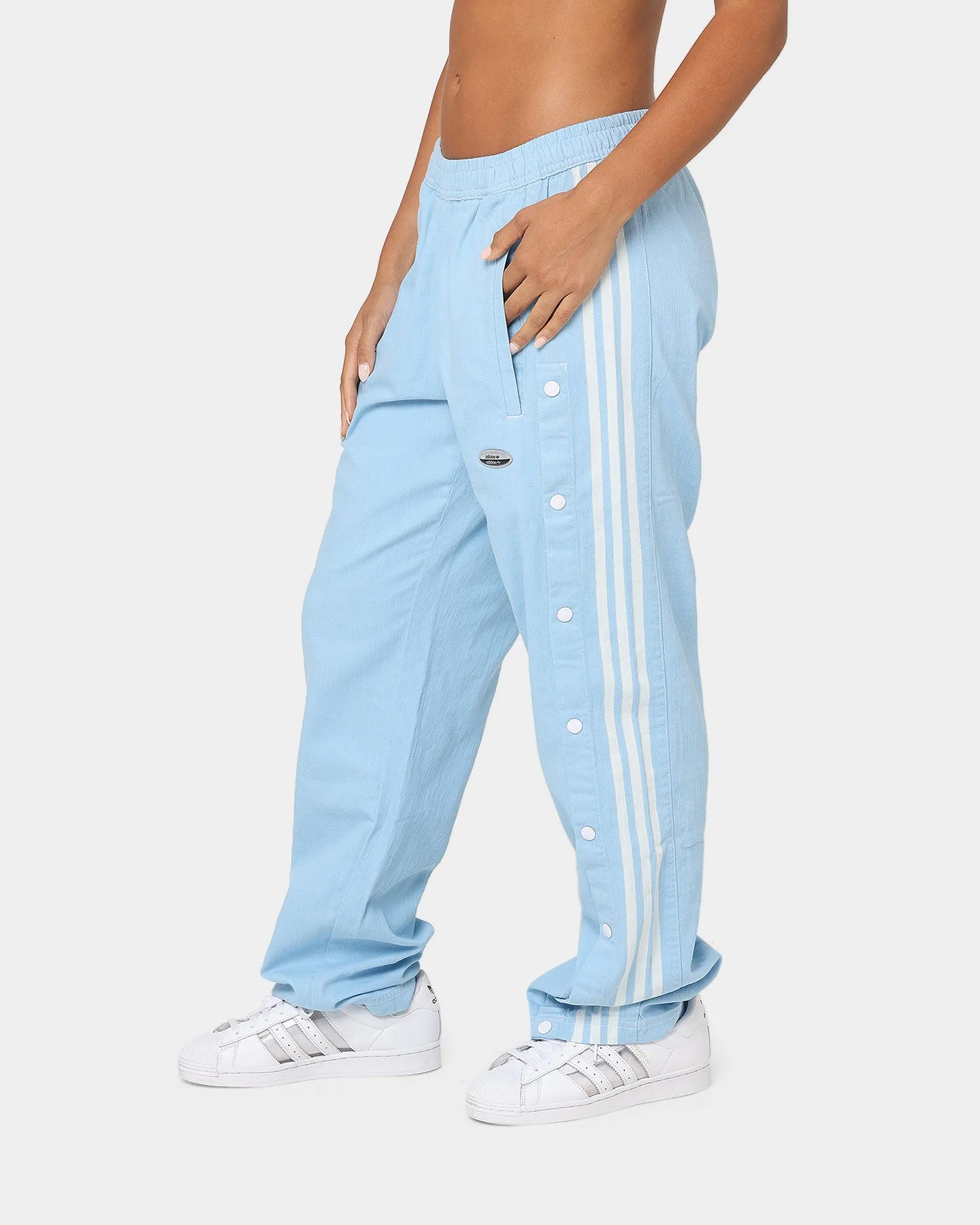 Adidas Denim Pants Clear Blue