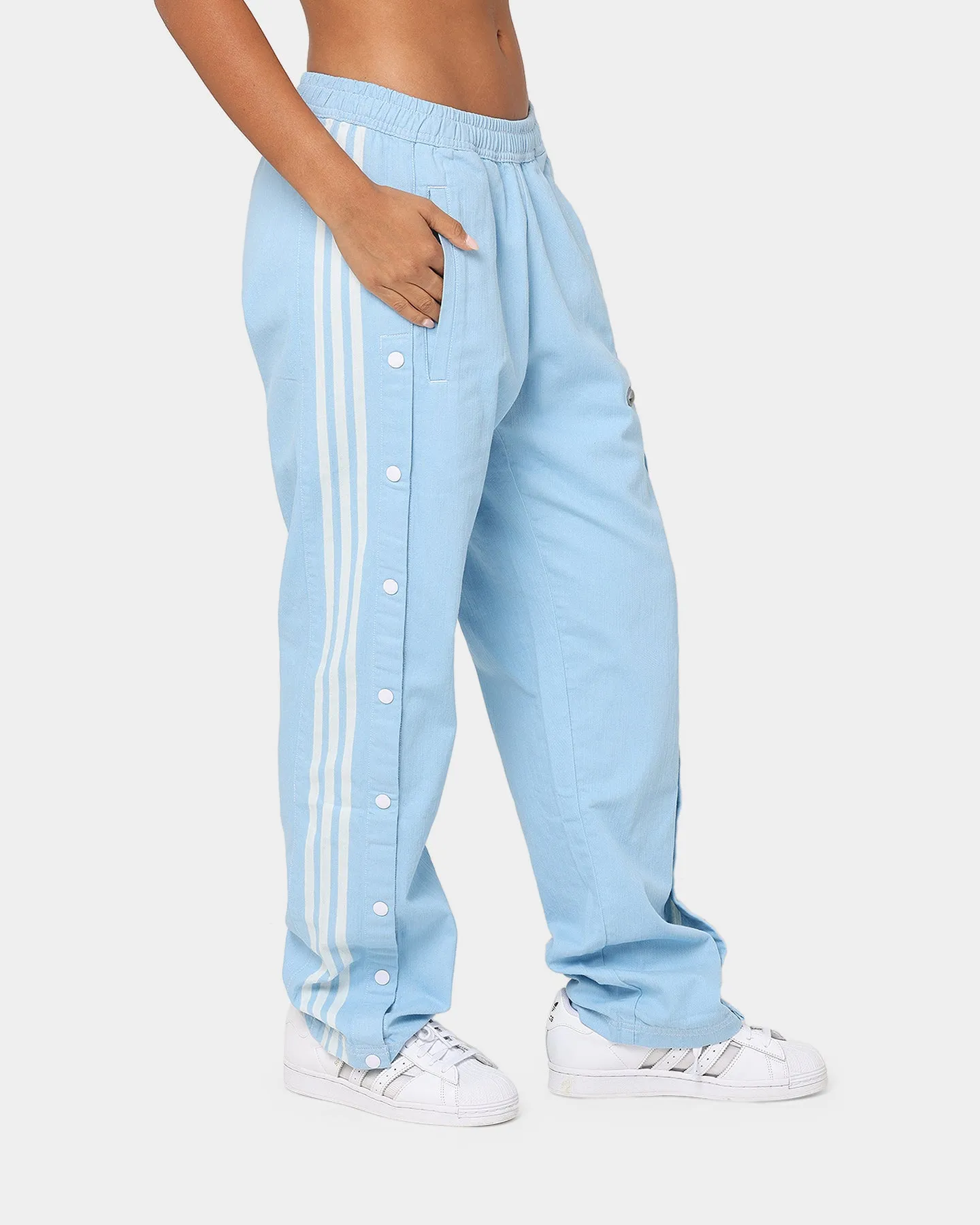 Adidas Denim Pants Clear Blue