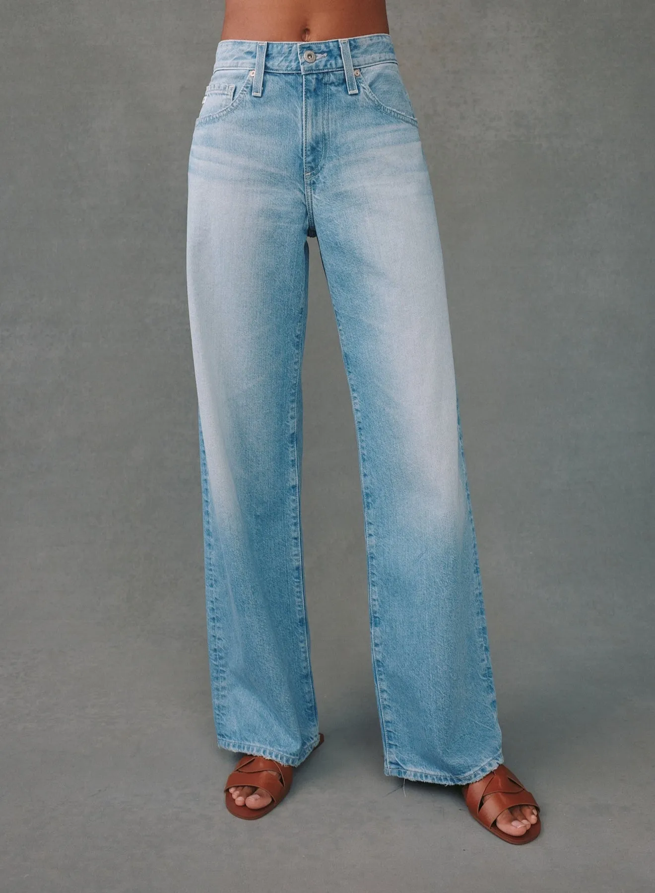 AG Jeans Adria  Low Rise Wide Leg - Siren