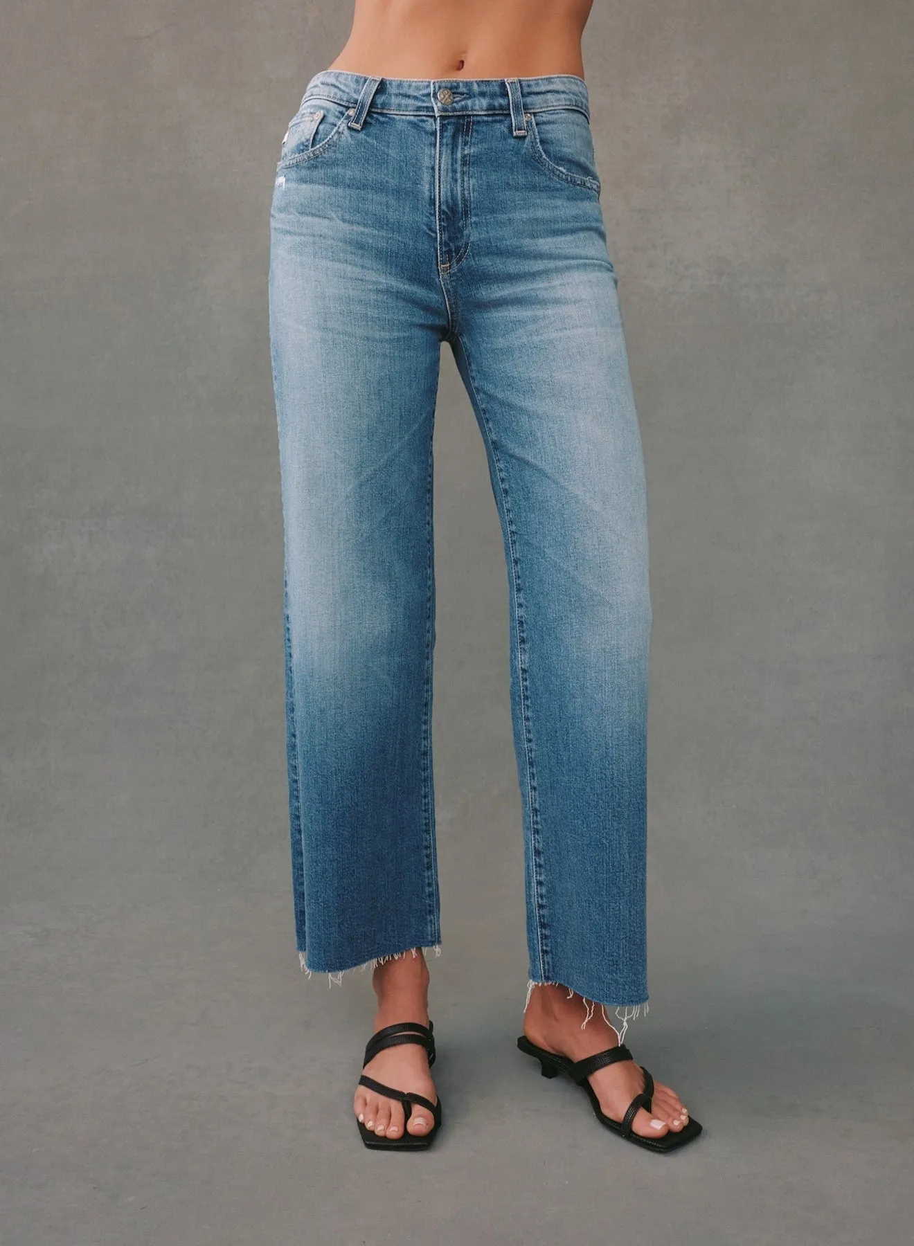 Ag Jeans Saige Wide Leg Crop -  16 Years Postcard