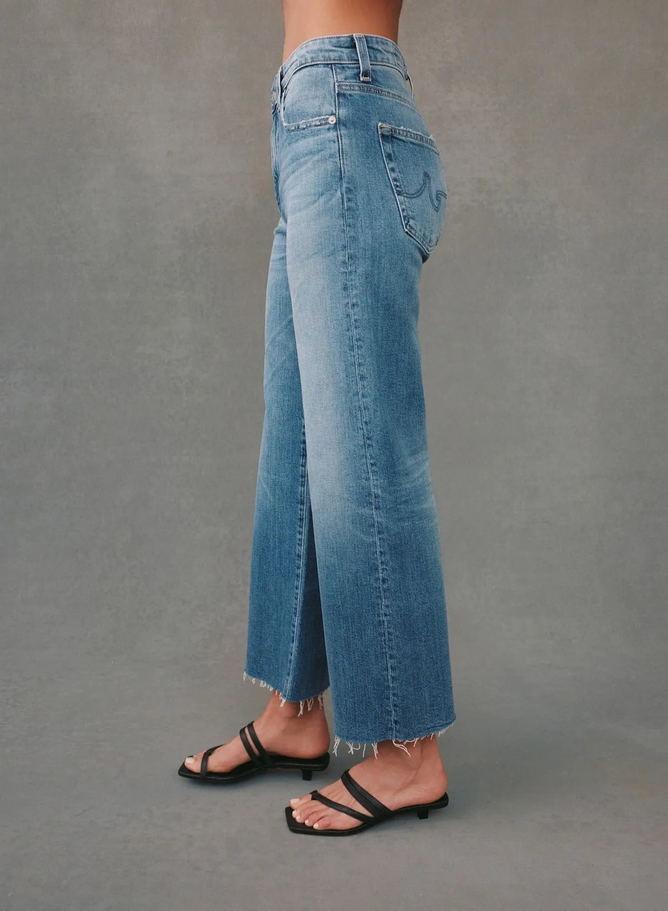 Ag Jeans Saige Wide Leg Crop -  16 Years Postcard