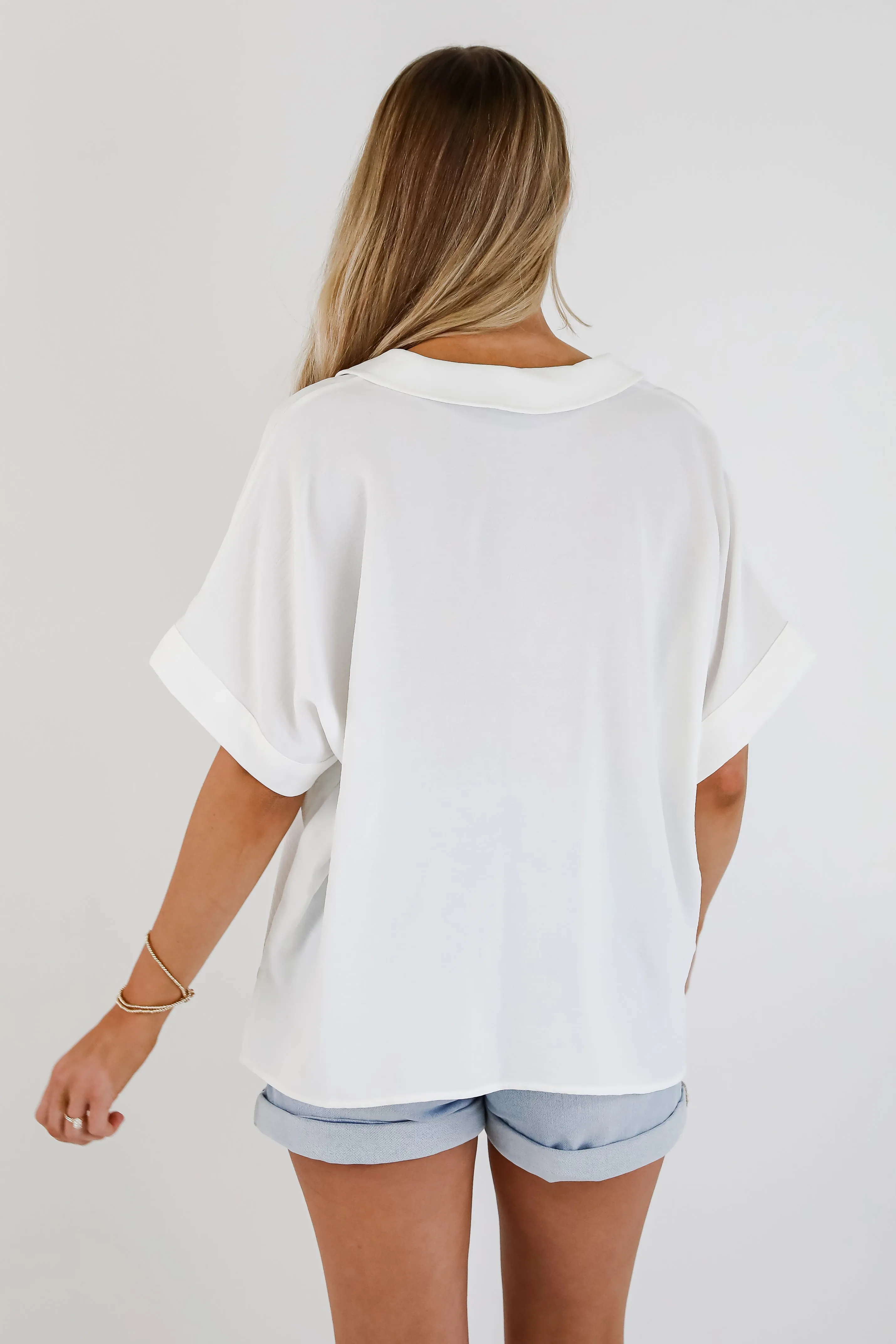 All Is Well Off White Blouse