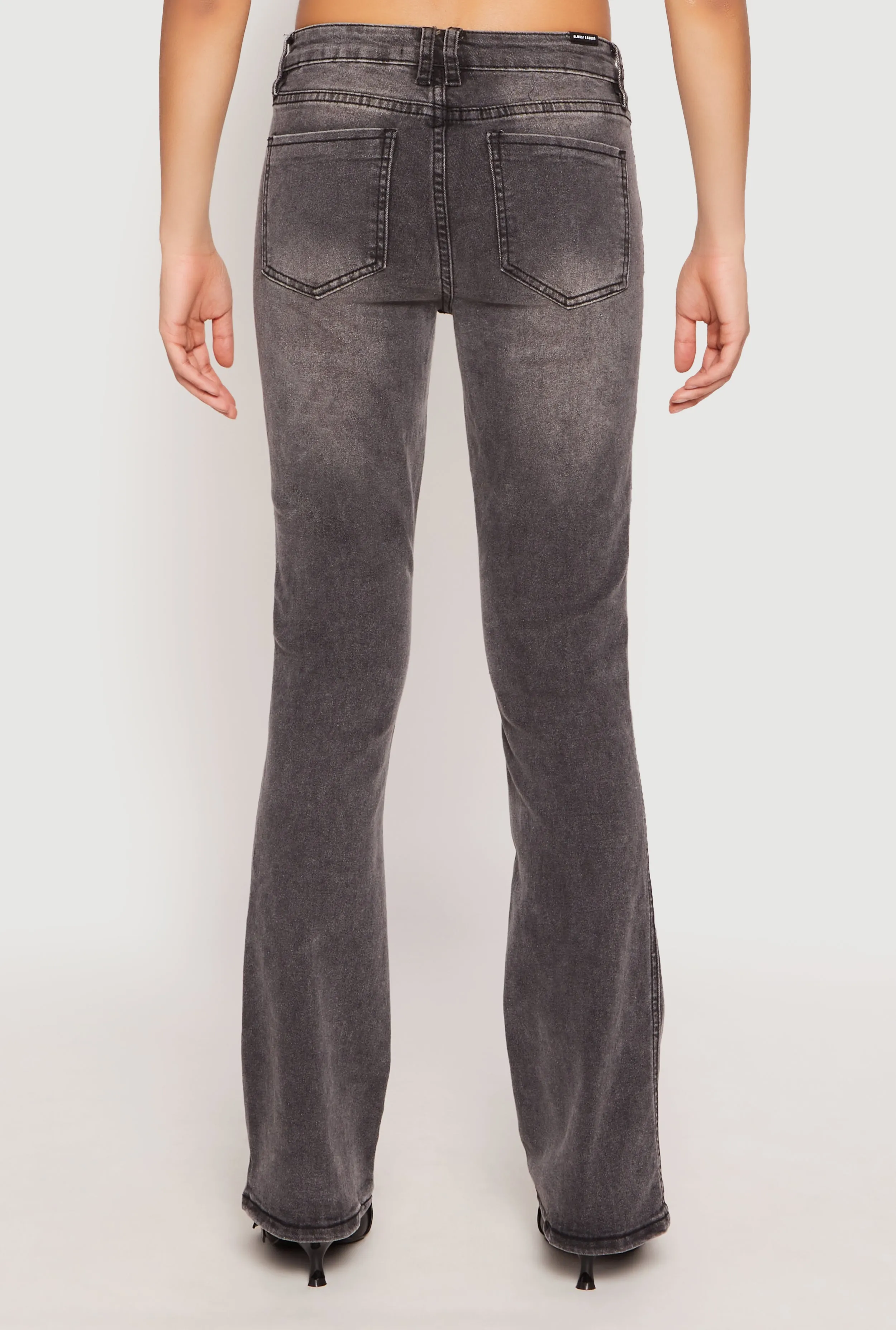 Almost Famous Acid Wash Pintuck Jeans