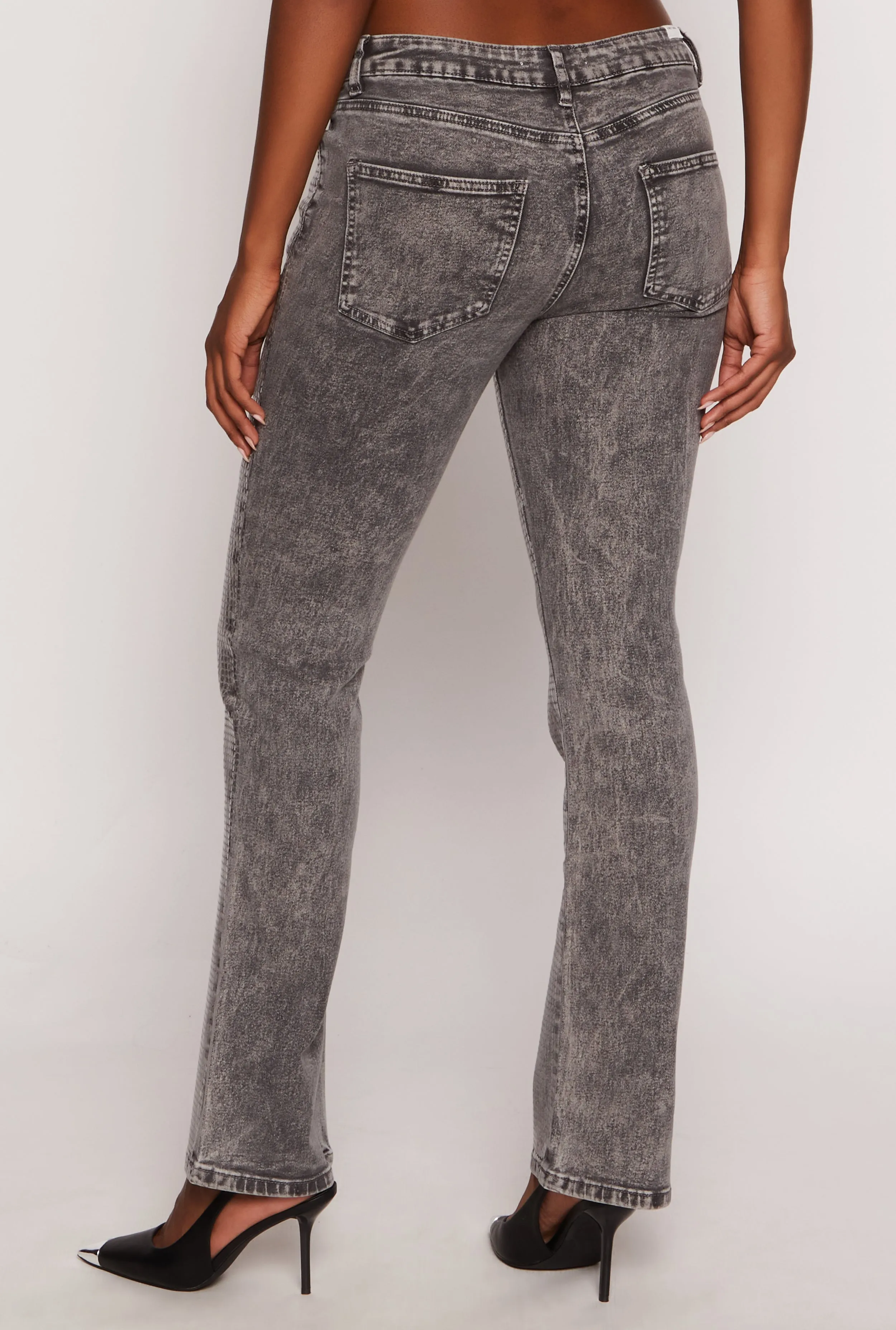 Almost Famous Sequin Boot Cut Jeans