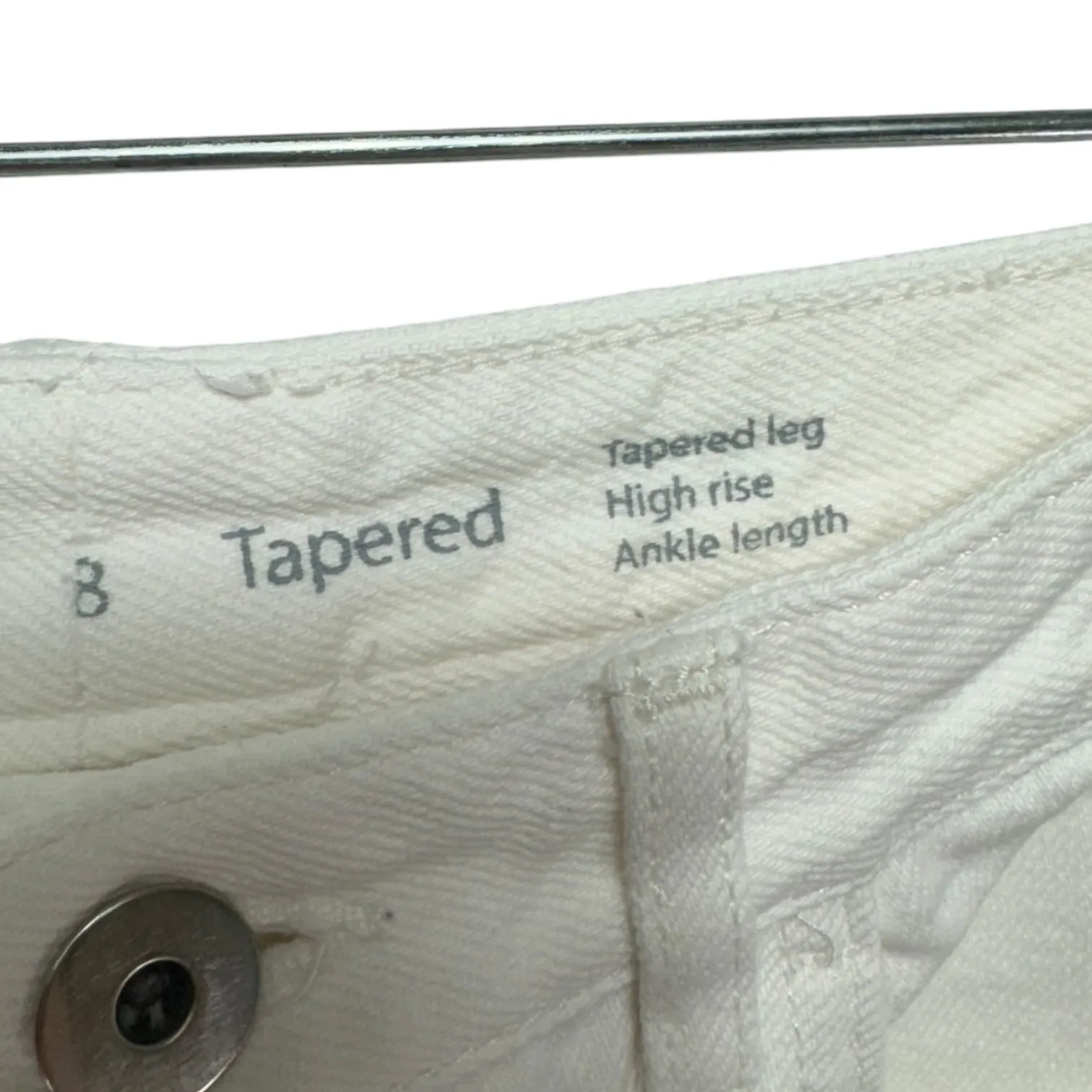 Arch Tapered Jeans By Cos In White, Size: 8
