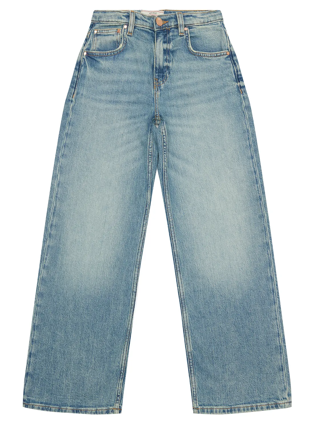 Blue Denim Low Waist 90s Jeans (7-16)