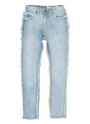 Boys Frayed Slim Leg Jeans