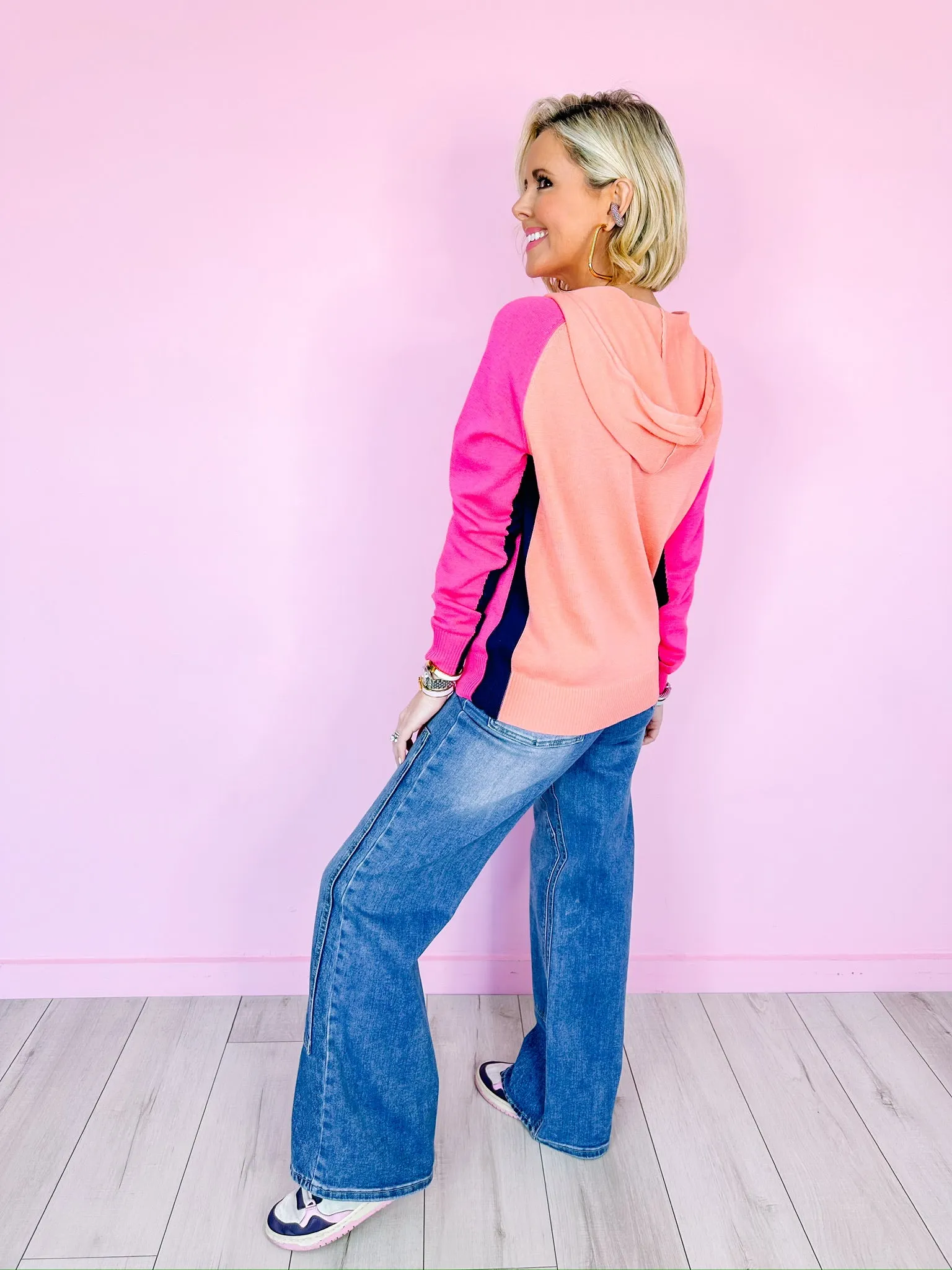 CHARLEE CARPENTER PATCH POCKET JEANS - DARK DENIM