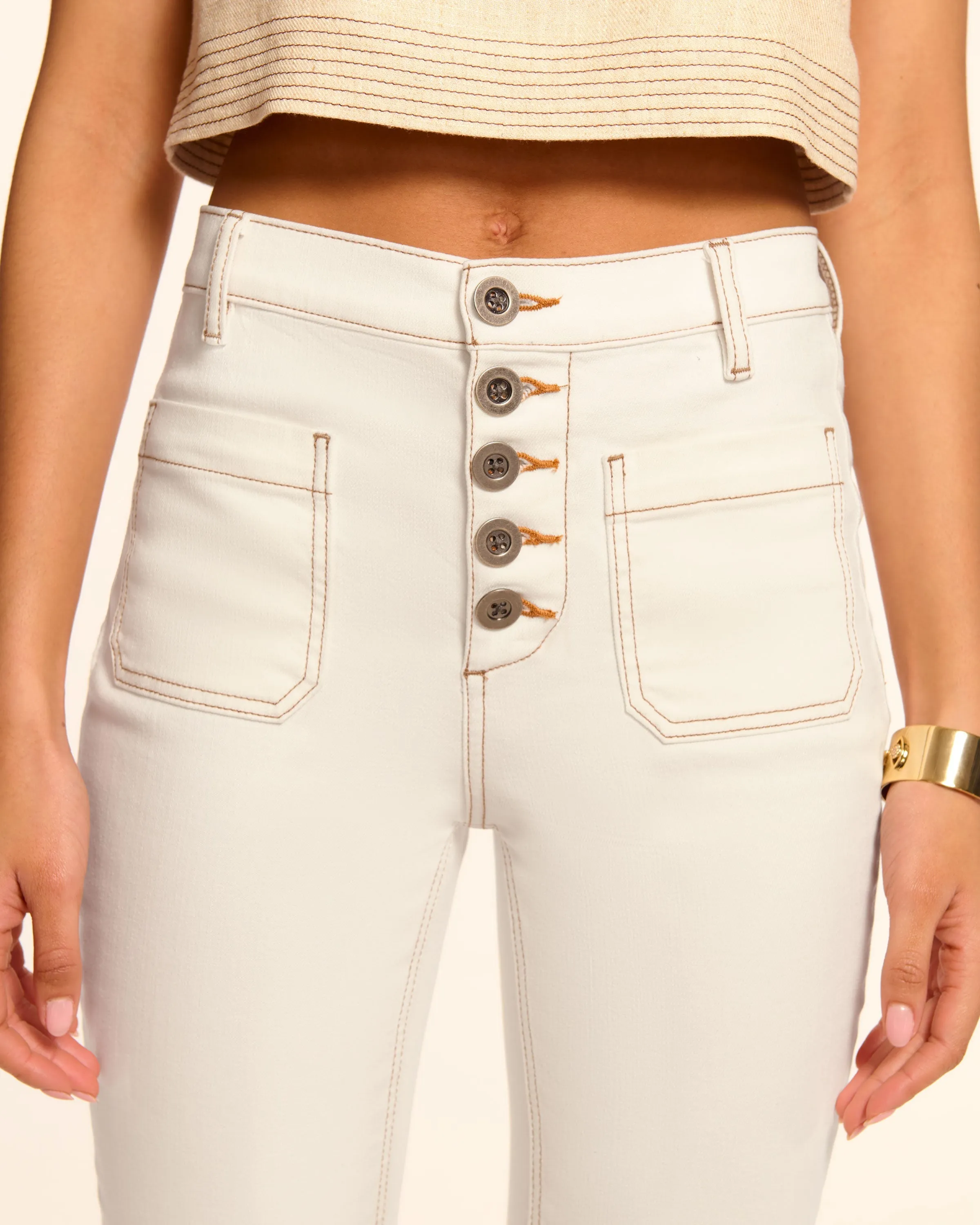 Cindy High-Rise Flare Jean