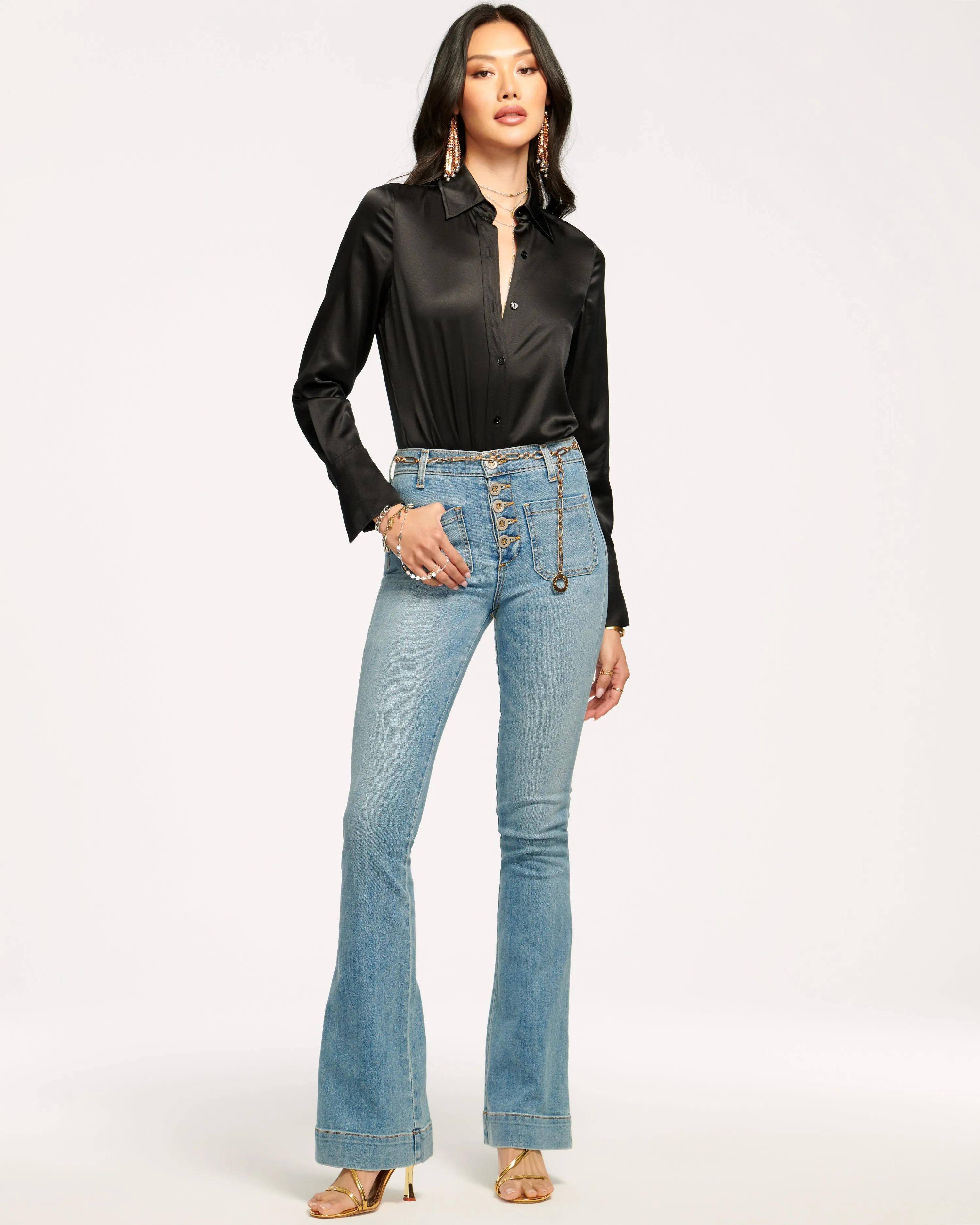 Cindy High-Rise Flare Jean