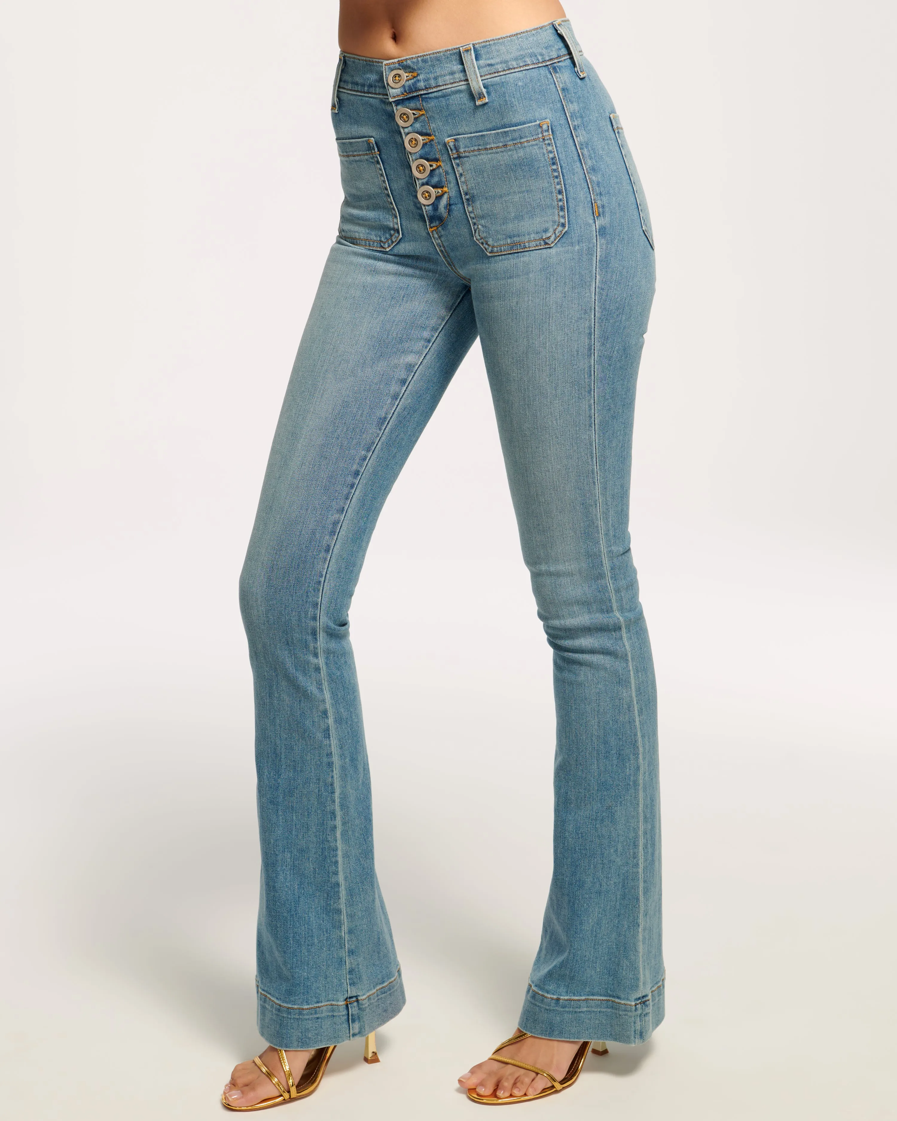 Cindy High-Rise Flare Jean