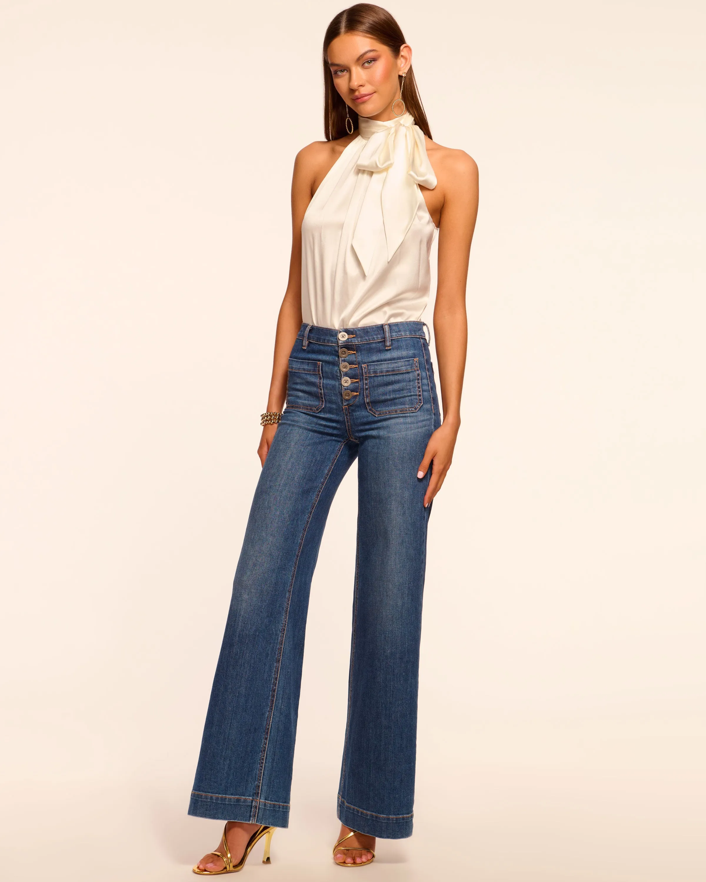 Cindy High-Rise Flare Jean