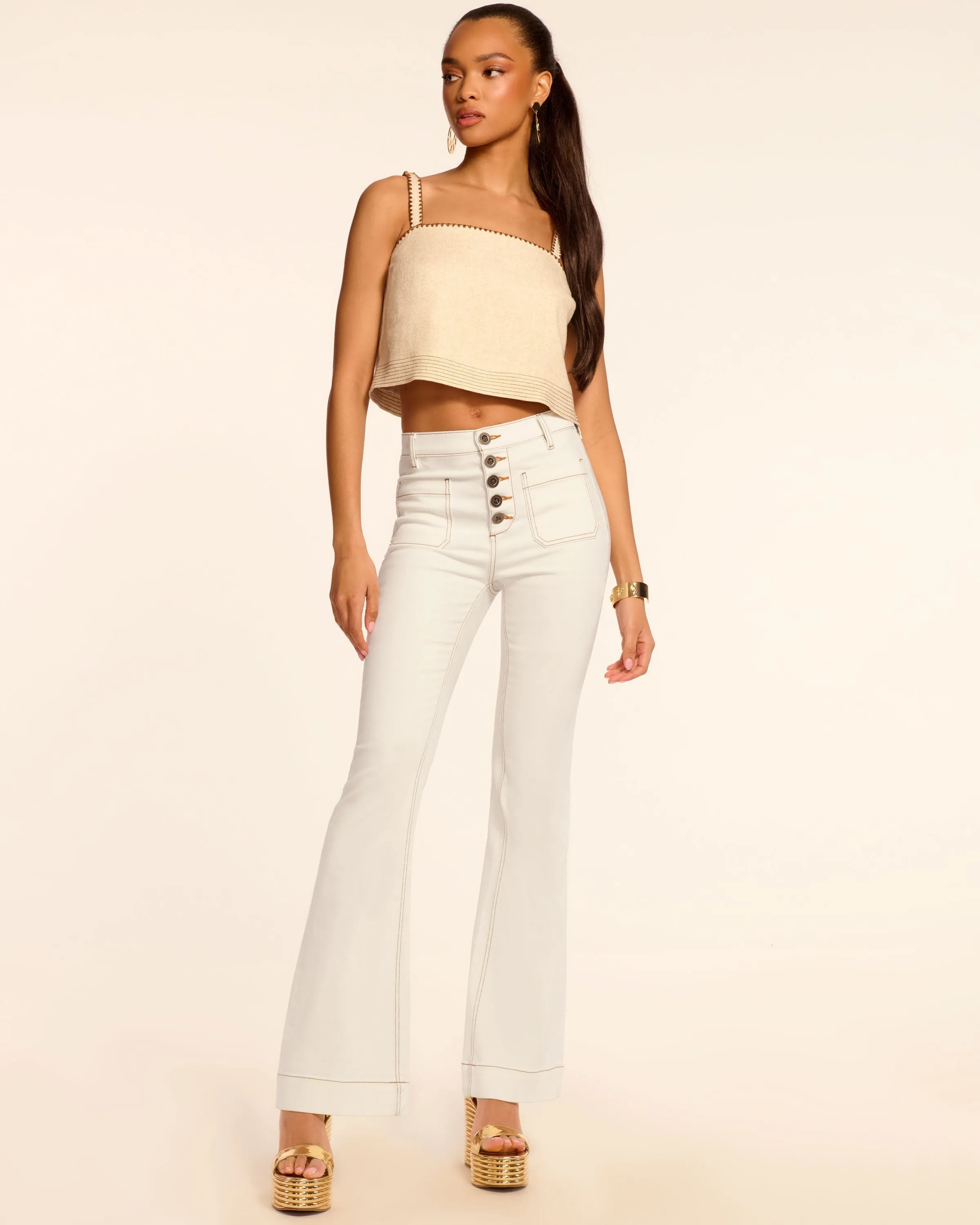 Cindy High-Rise Flare Jean