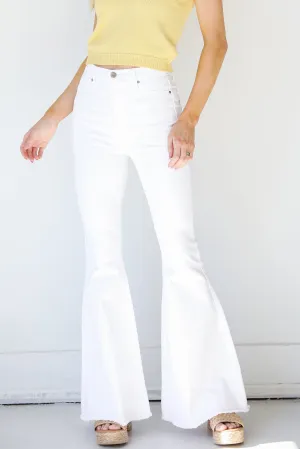Dakota White Flare Jeans