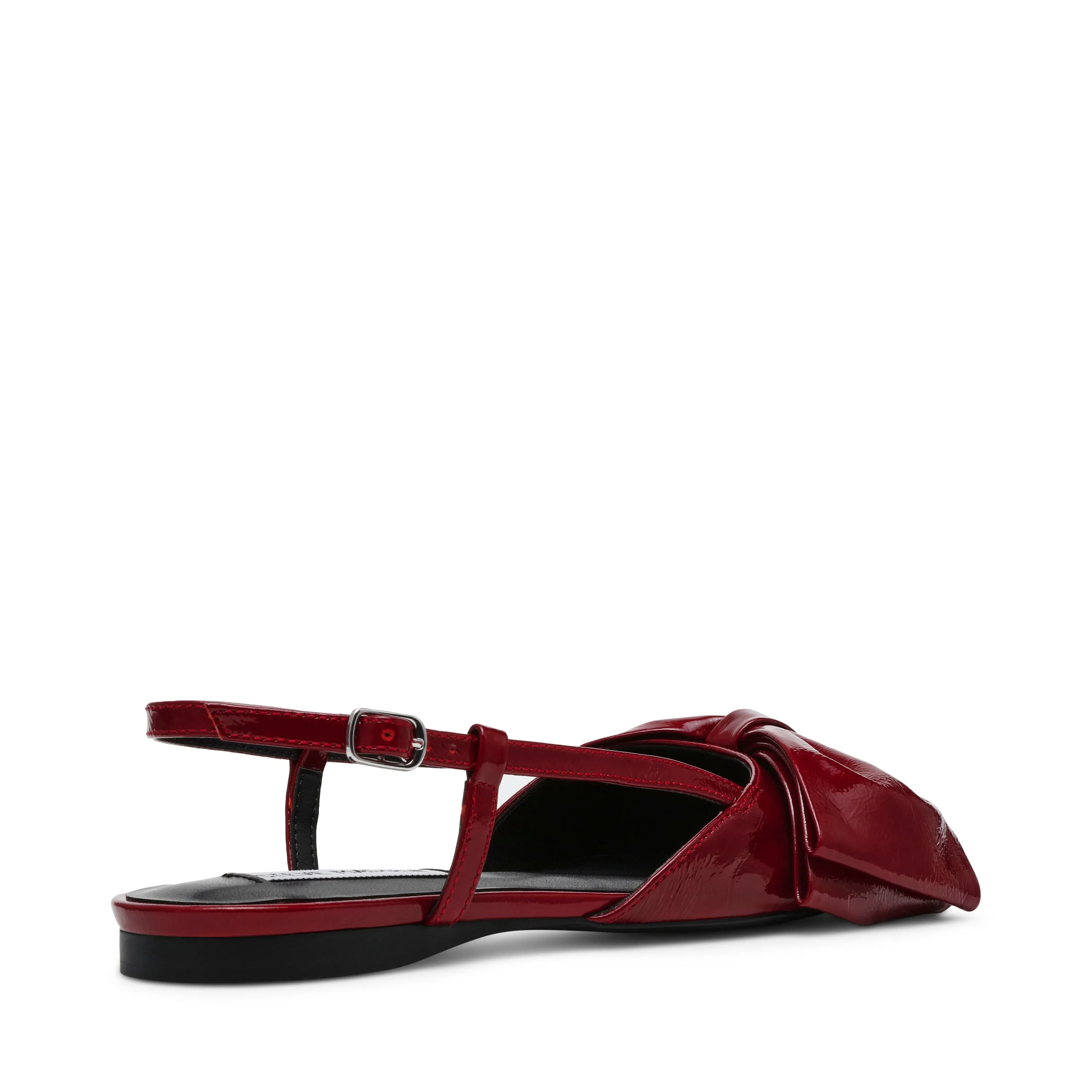 Dazzled Flat Shoe WINE LEATHER