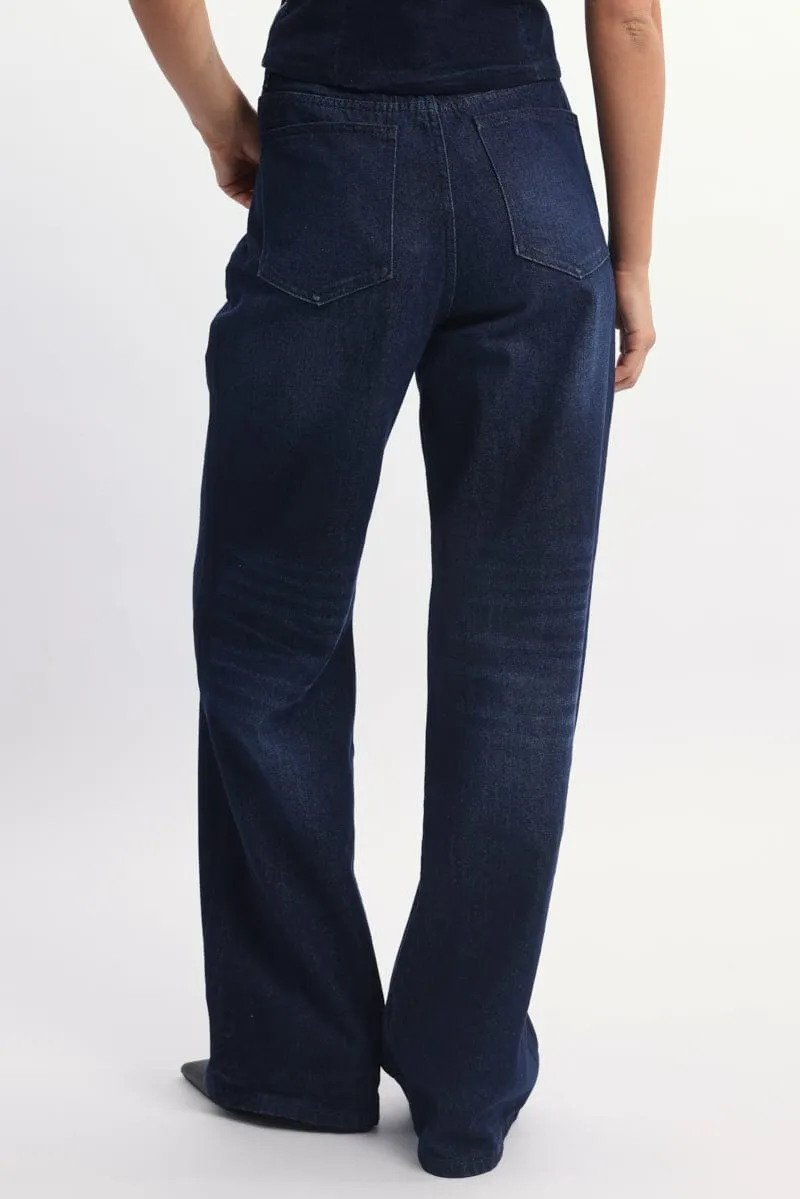 Denim Baggy Jeans Low rise