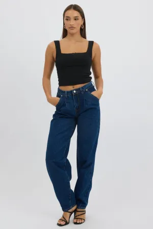 Denim Barrel Jeans