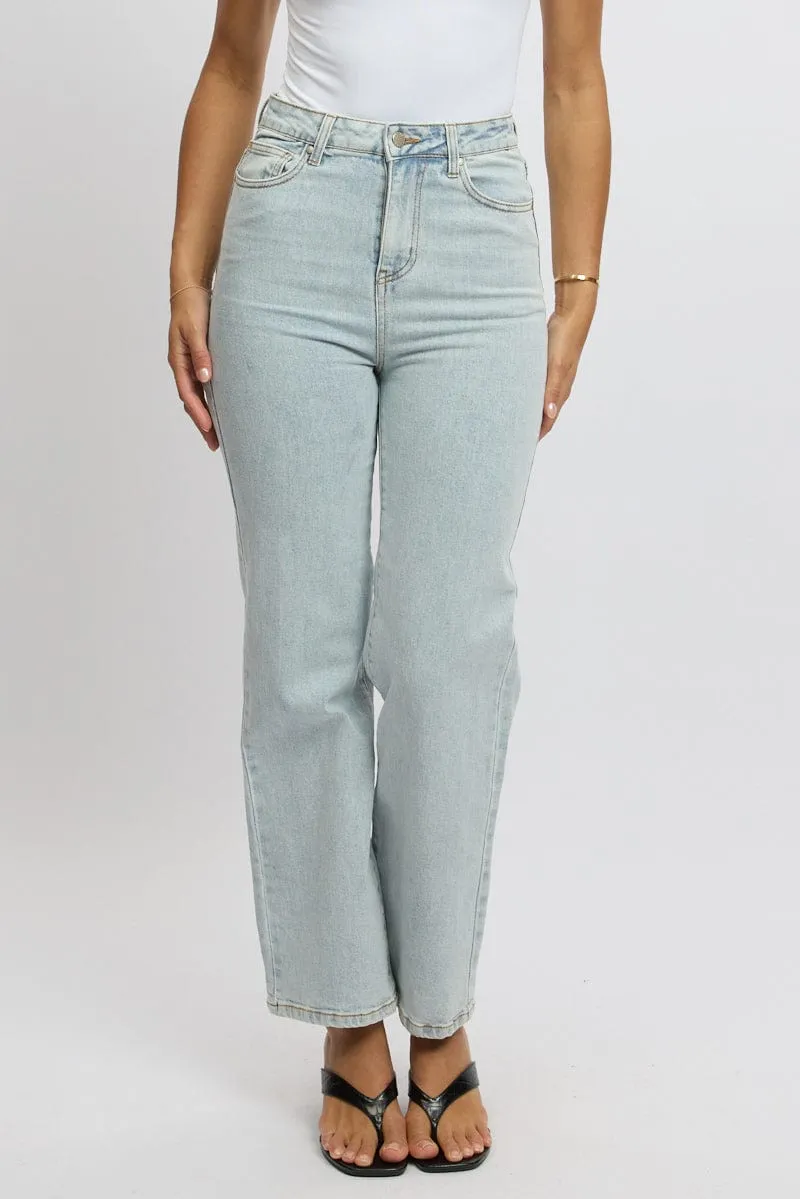 Denim Wide Leg Jeans