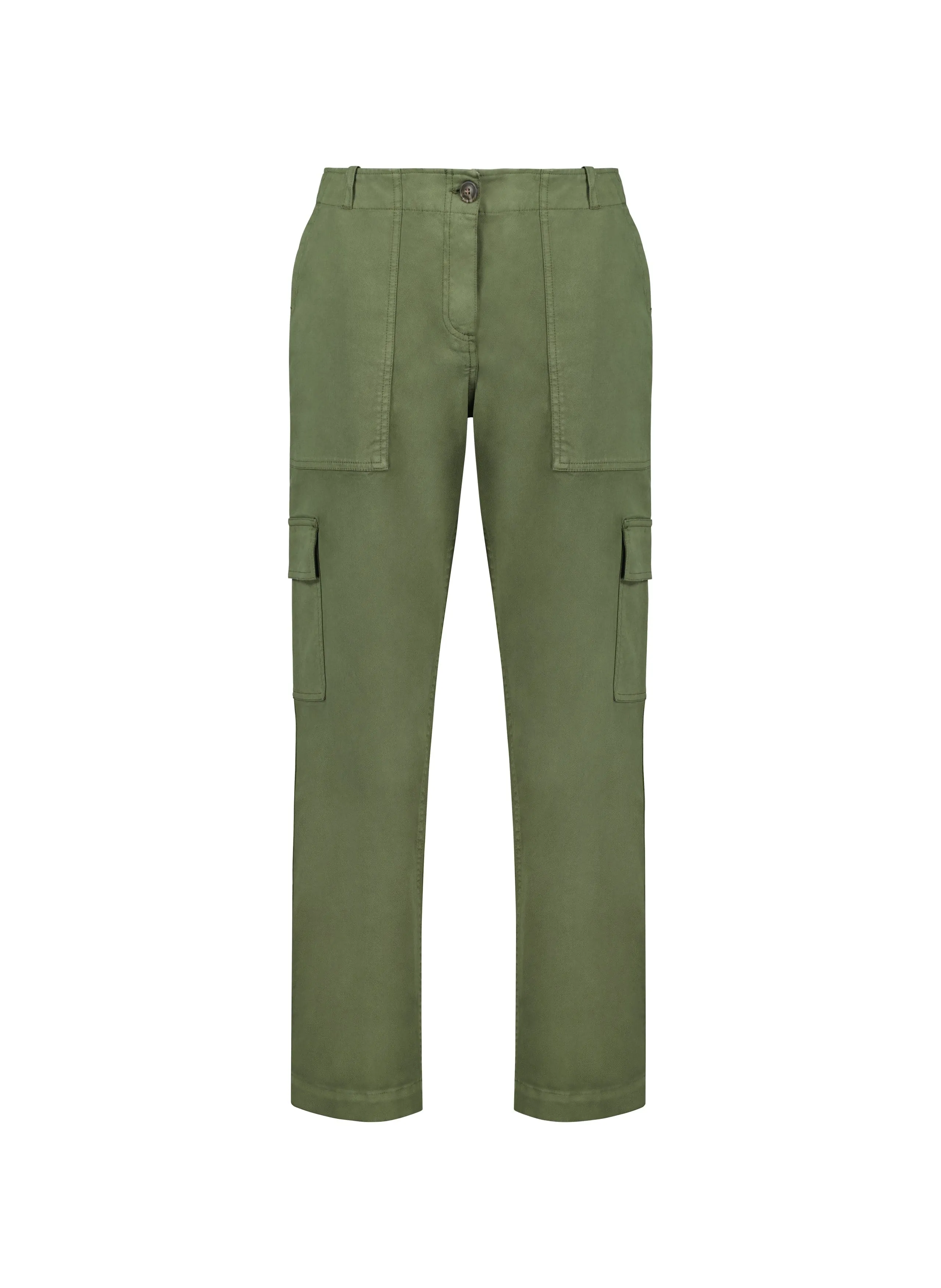 Edith Organic Cotton Cargos | Khaki