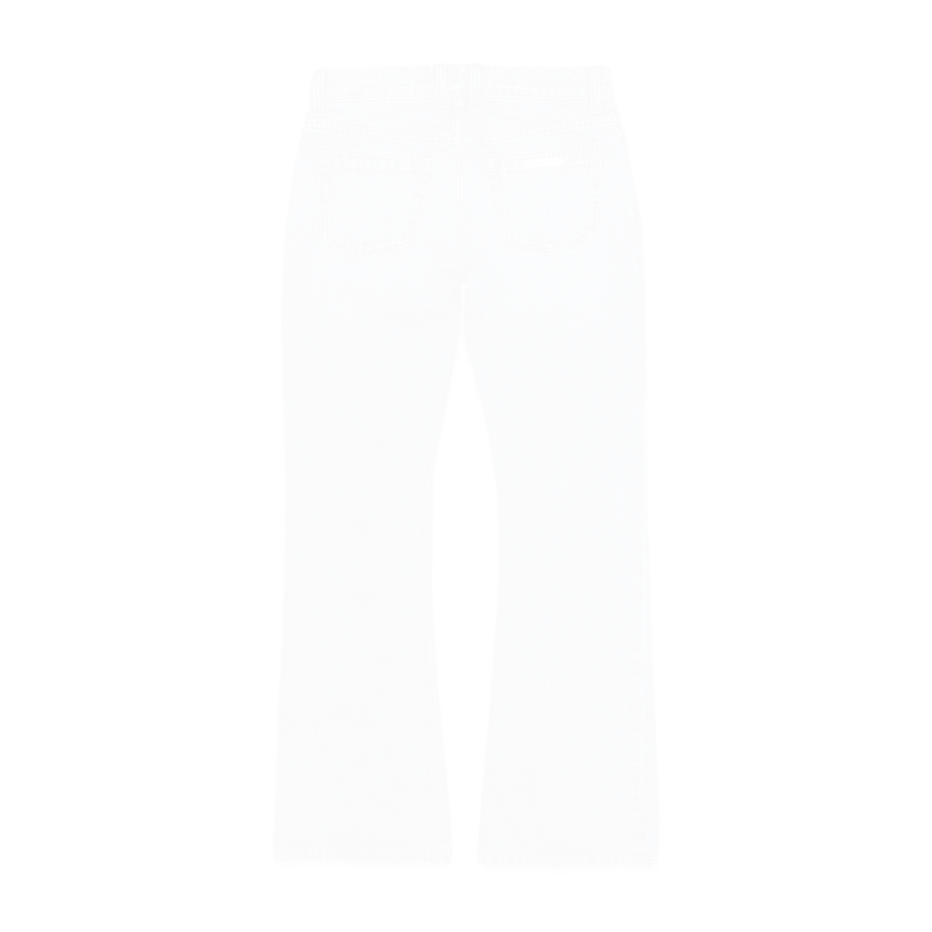 FU Low Rise Flared Denim Jeans Indigo Blue
