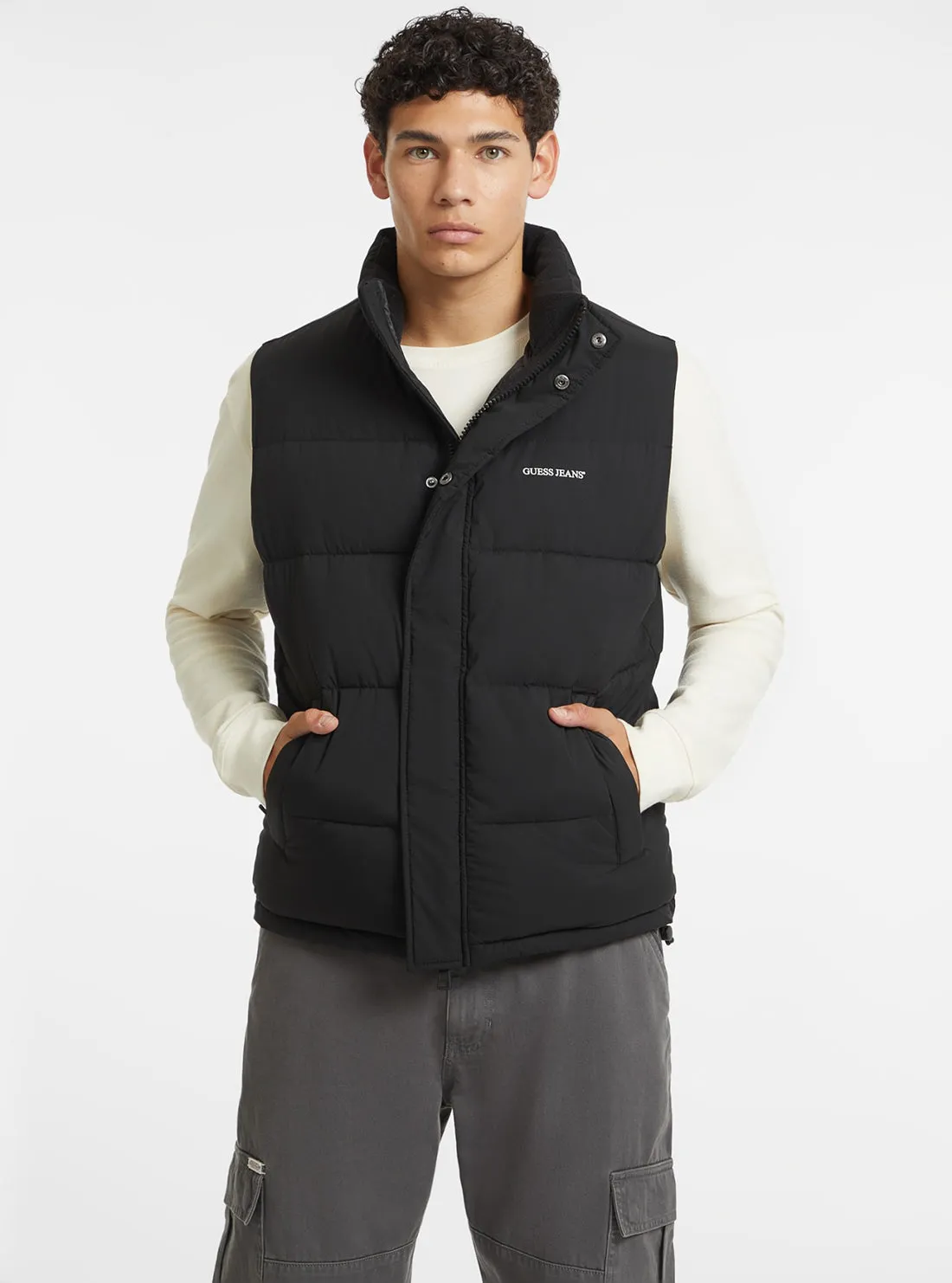 Guess Jeans Black Vest