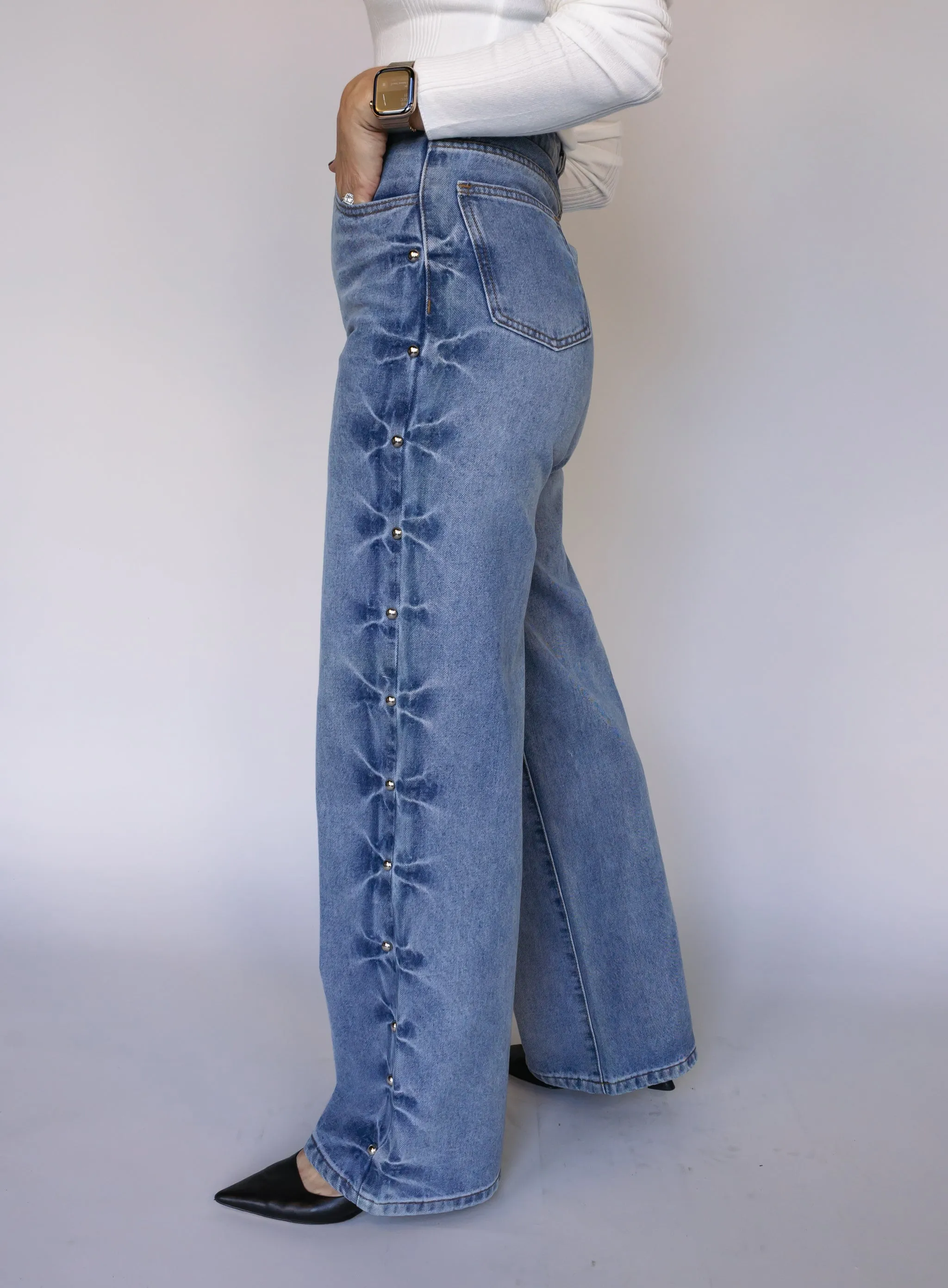Halen Studded Jeans - Final Sale