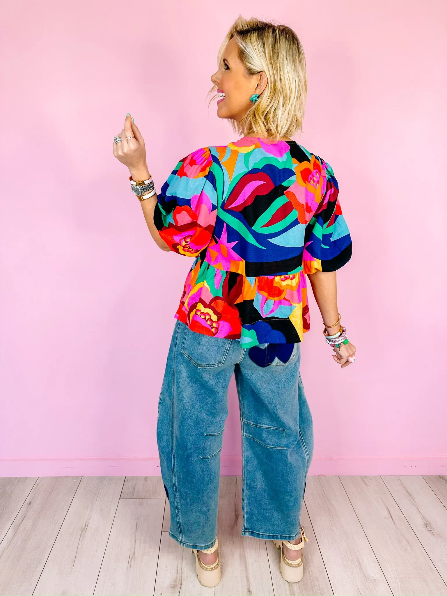 HEARTFELT BARREL JEANS