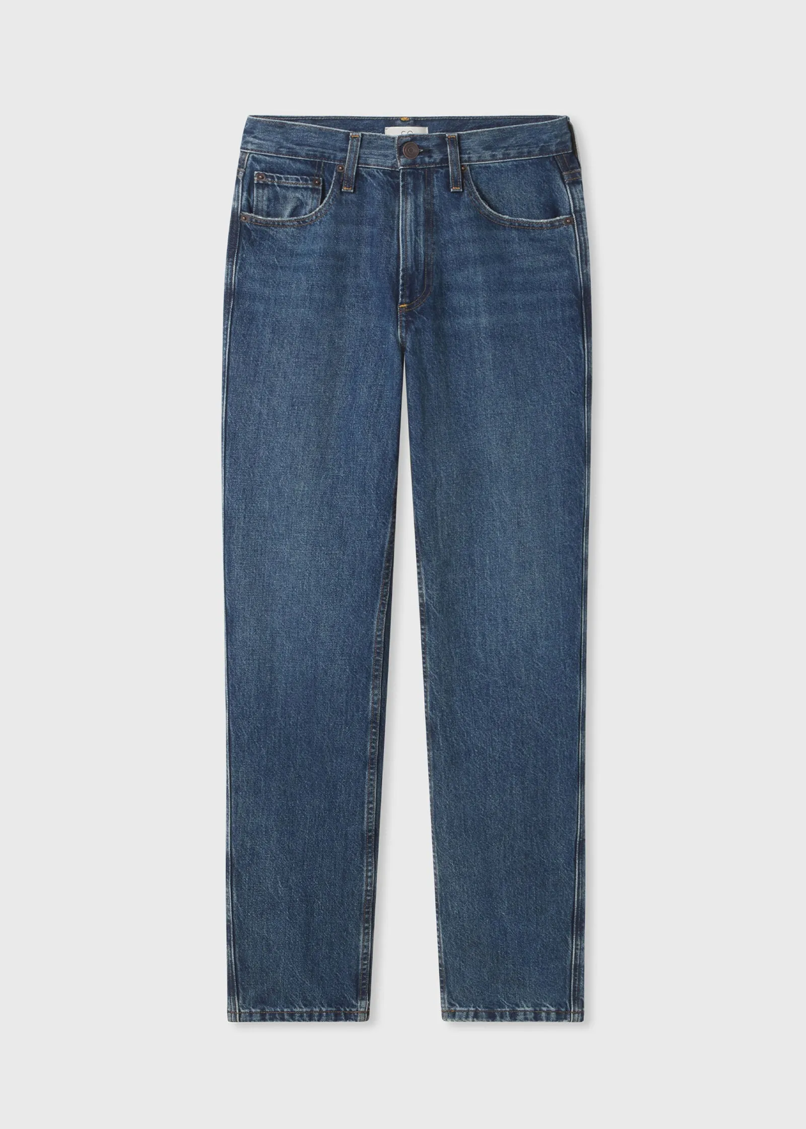 High Rise Jean in Denim - Indigo