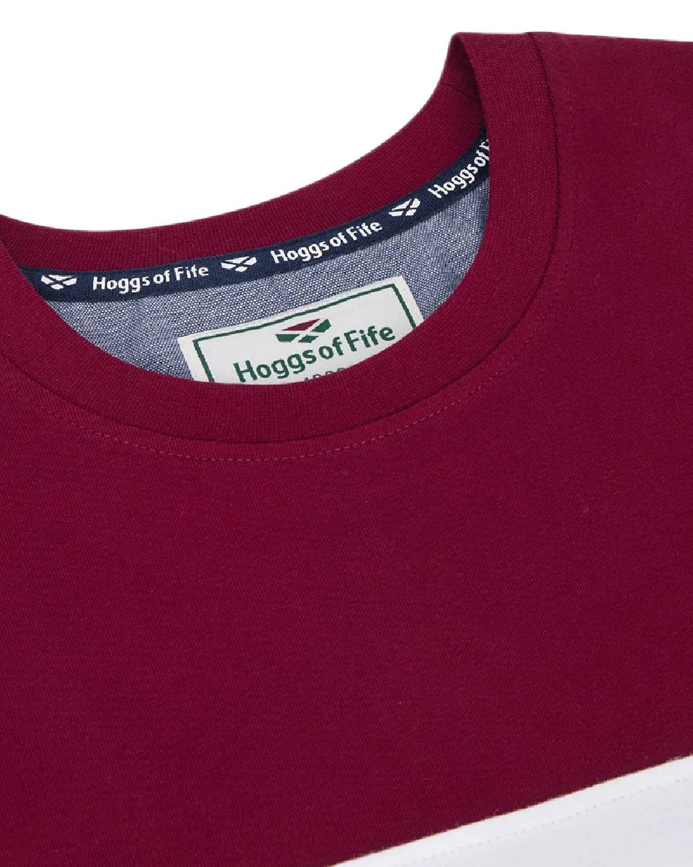 Hoggs of Fife Mens Dalbeattie Colour Block T-Shirt