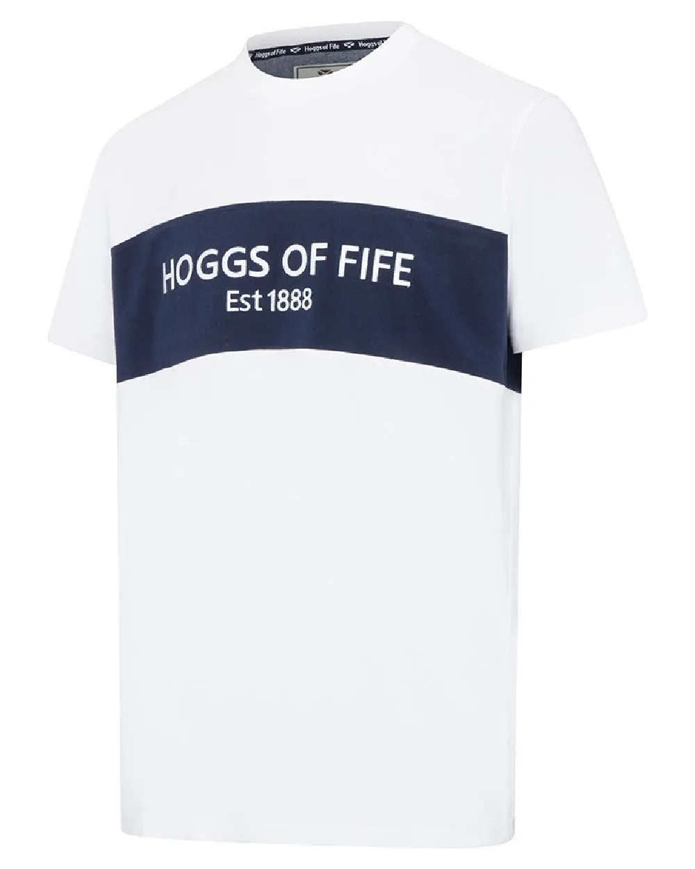 Hoggs of Fife Mens Dalbeattie Colour Block T-Shirt