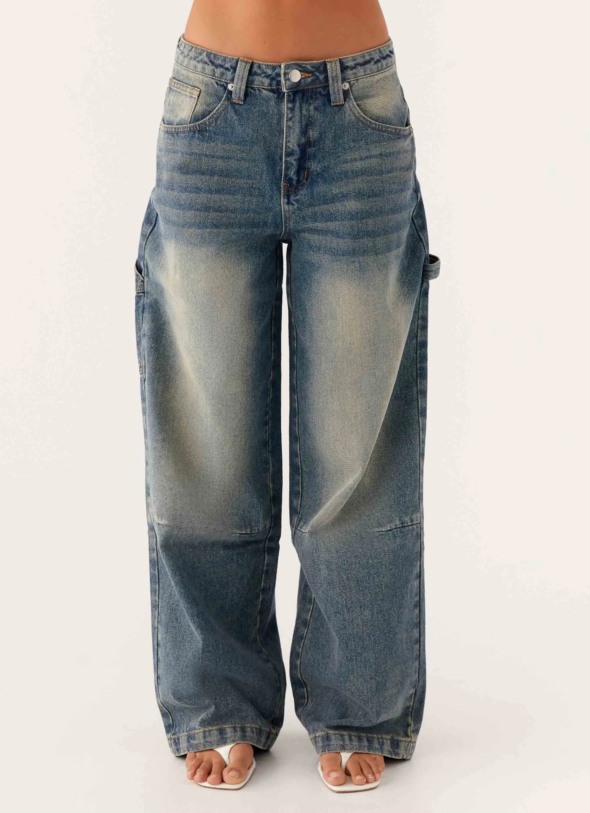 Jaylie Denim Jeans - Dirty Vintage Wash