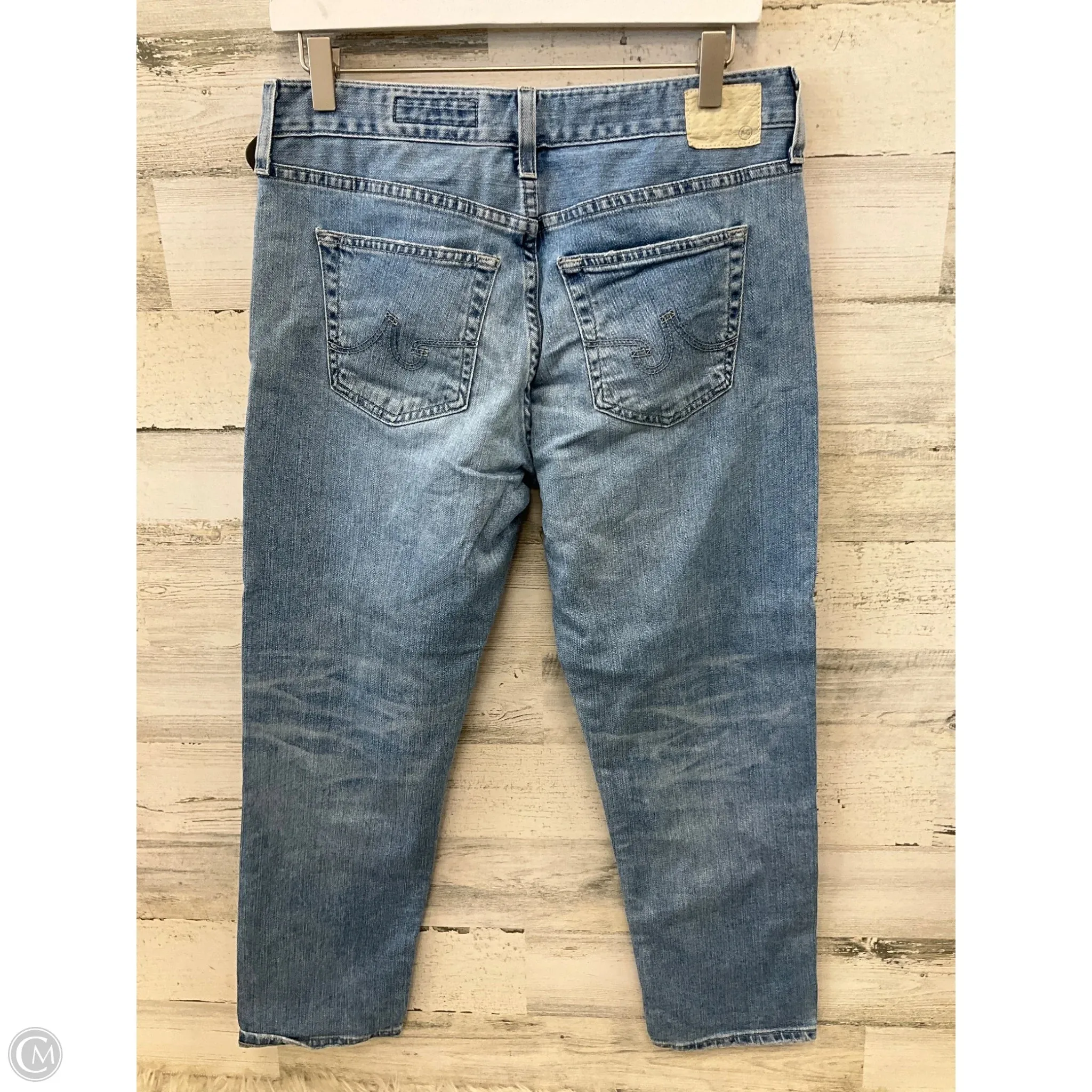 Jeans Boyfriend By Adriano Goldschmied In Blue Denim, Size: 8