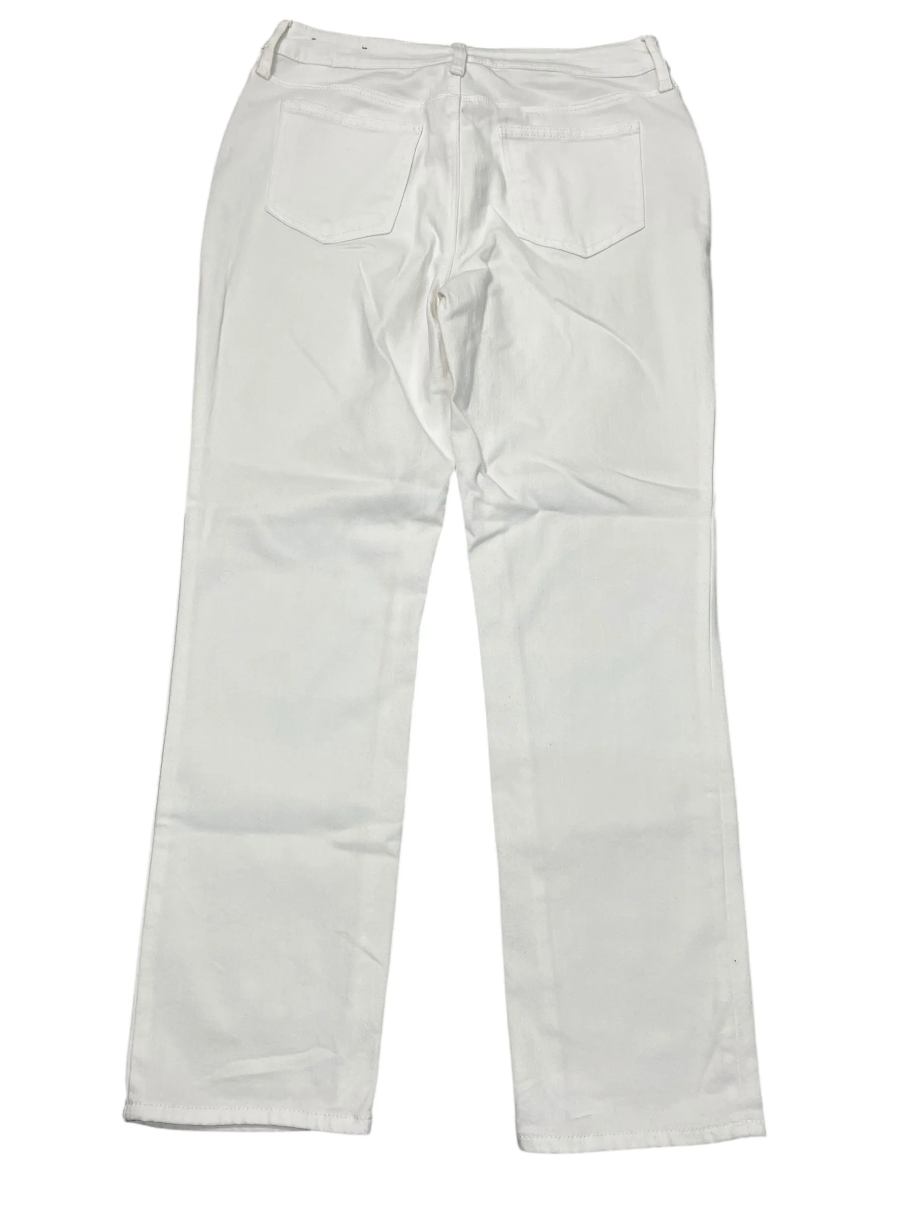 Jeans Boyfriend By Chicos In White Denim, Size:4