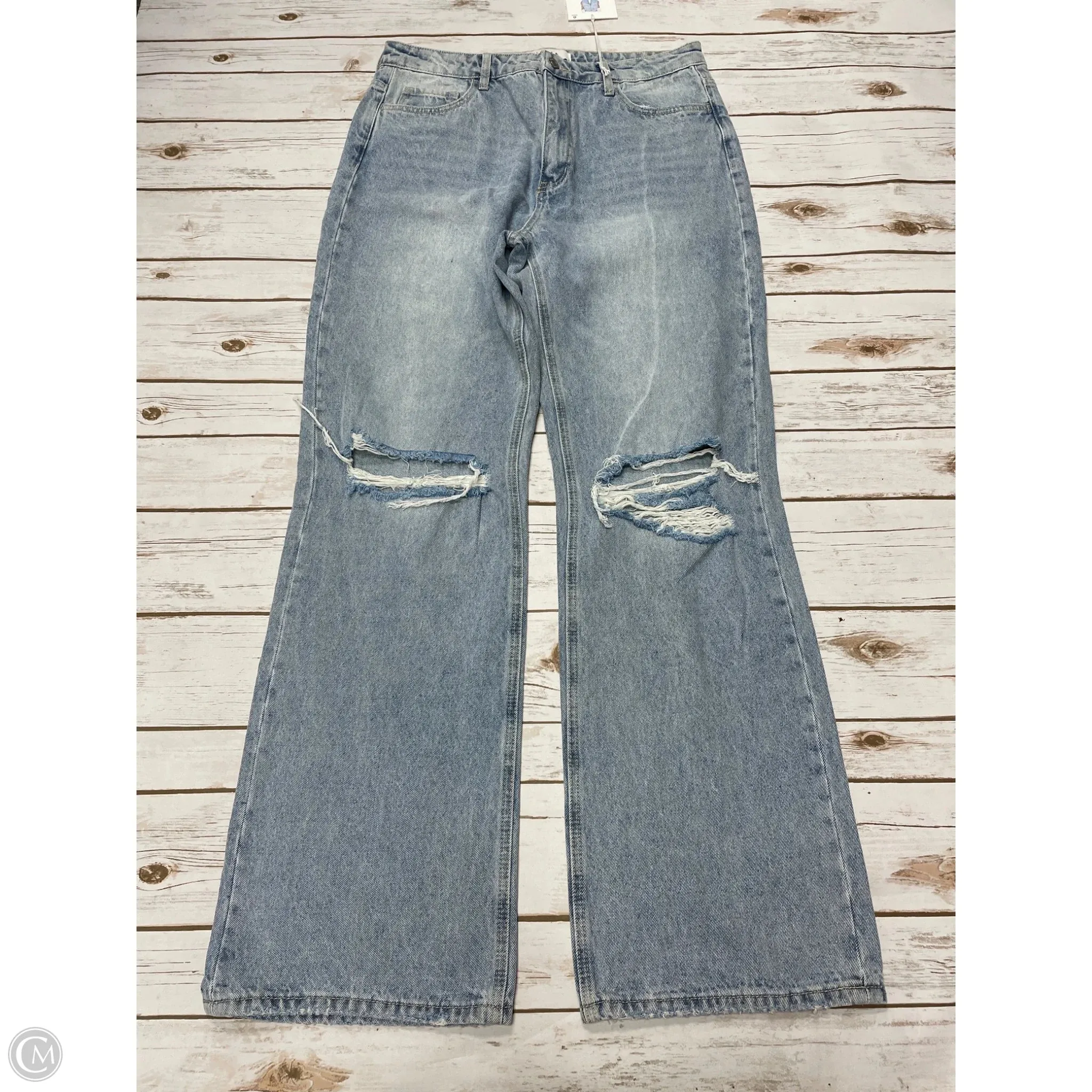 Jeans Boyfriend By Cme In Blue Denim, Size: 12