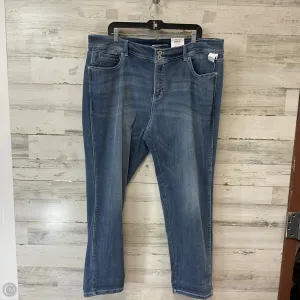 Jeans Boyfriend By Inc In Blue Denim, Size: 22
