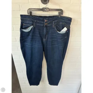 Jeans Boyfriend By Judy Blue In Blue Denim, Size: 24