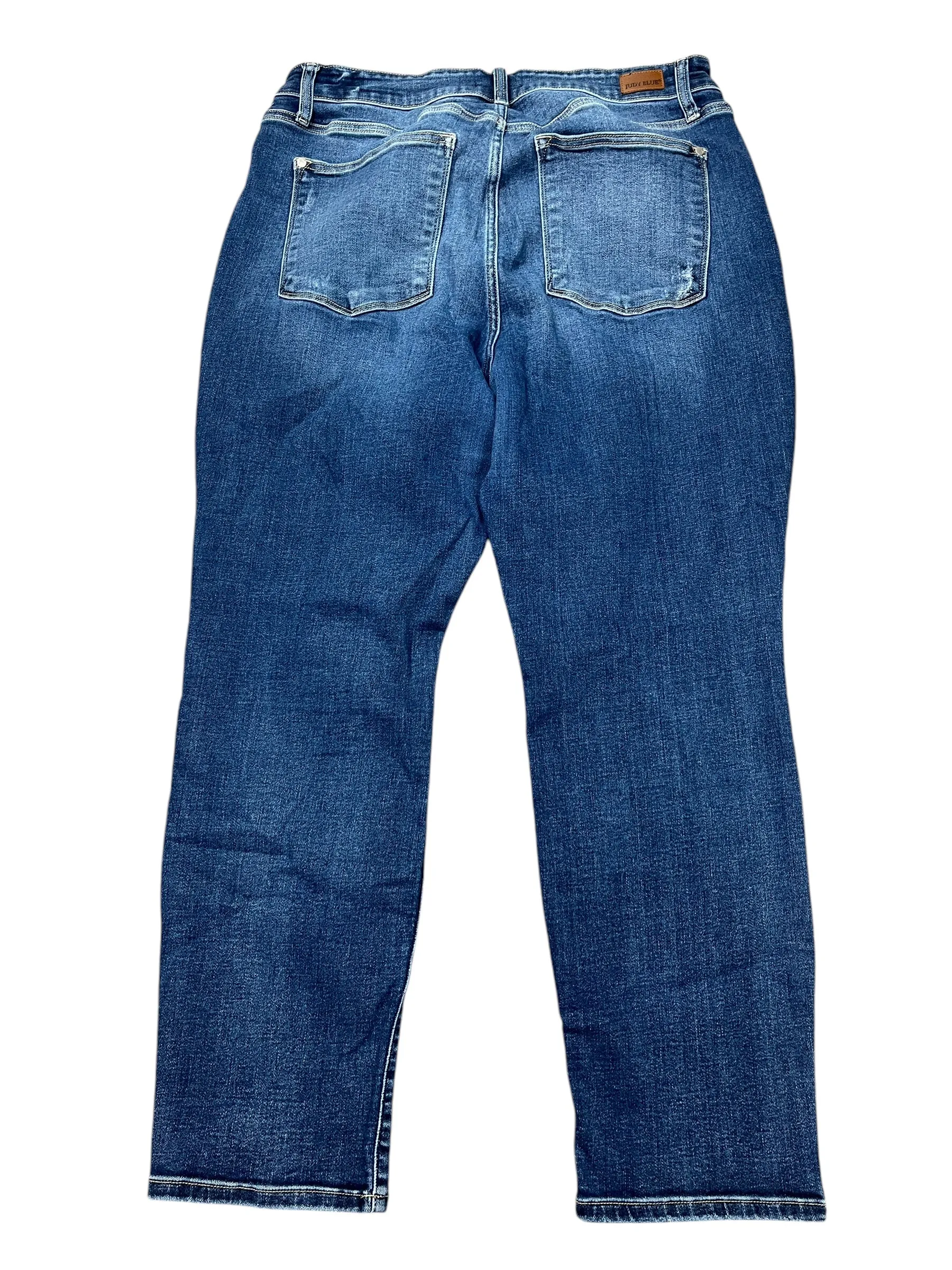 Jeans Boyfriend By Judy Blue In Blue Denim, Size:18