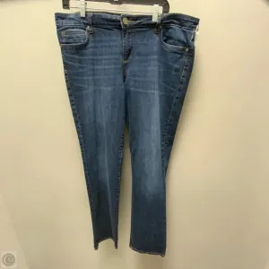 Jeans Boyfriend By Kut In Blue Denim, Size: 16