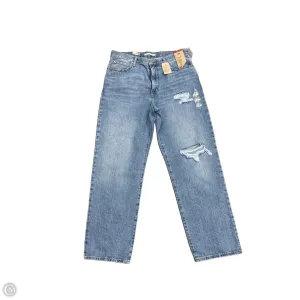 Jeans Boyfriend By Levis In Blue Denim, Size: 12