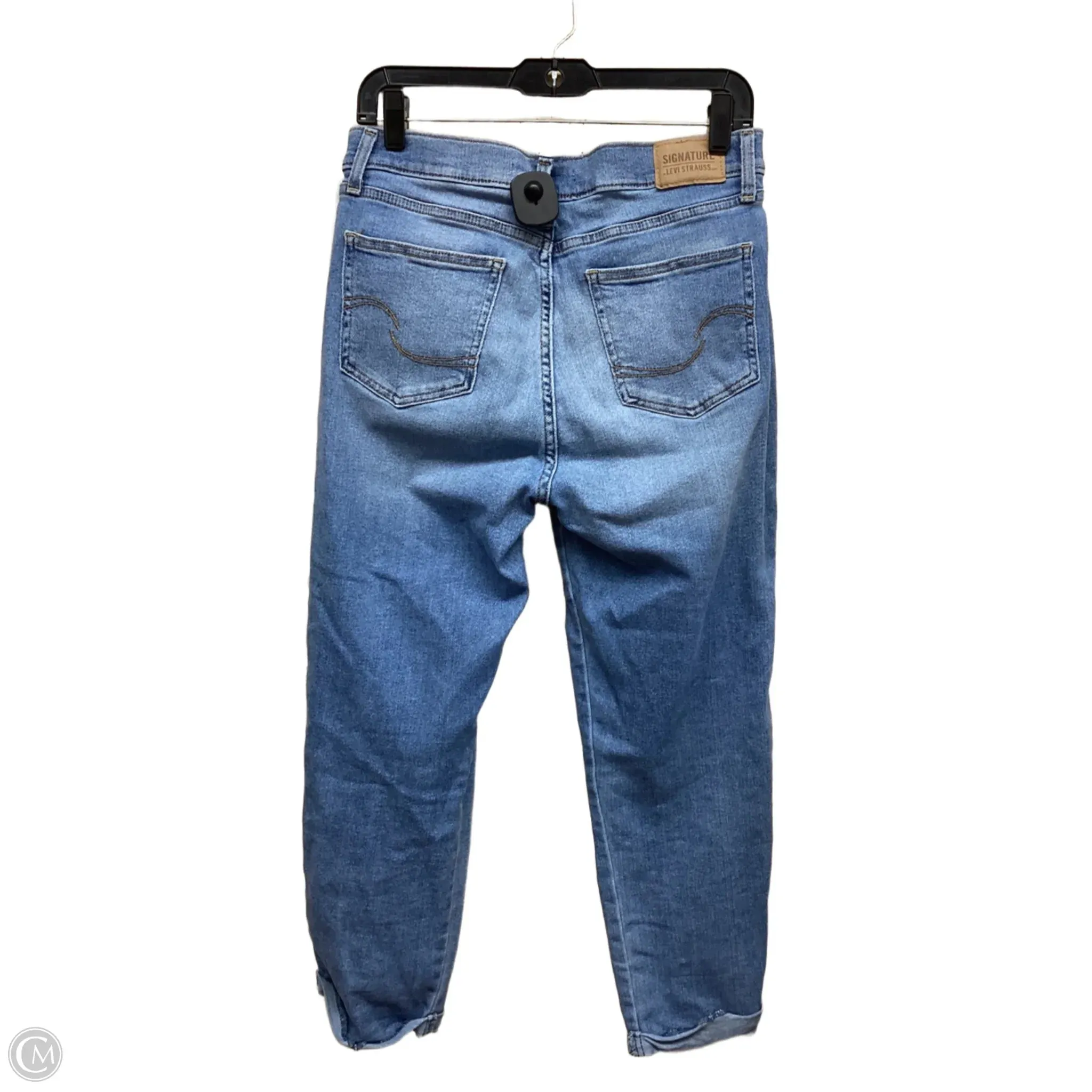 Jeans Boyfriend By Levis Signature In Blue Denim, Size: 6