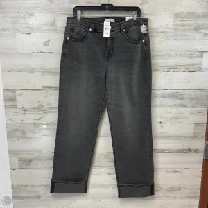 Jeans Boyfriend By Loft In Grey Denim, Size: 10