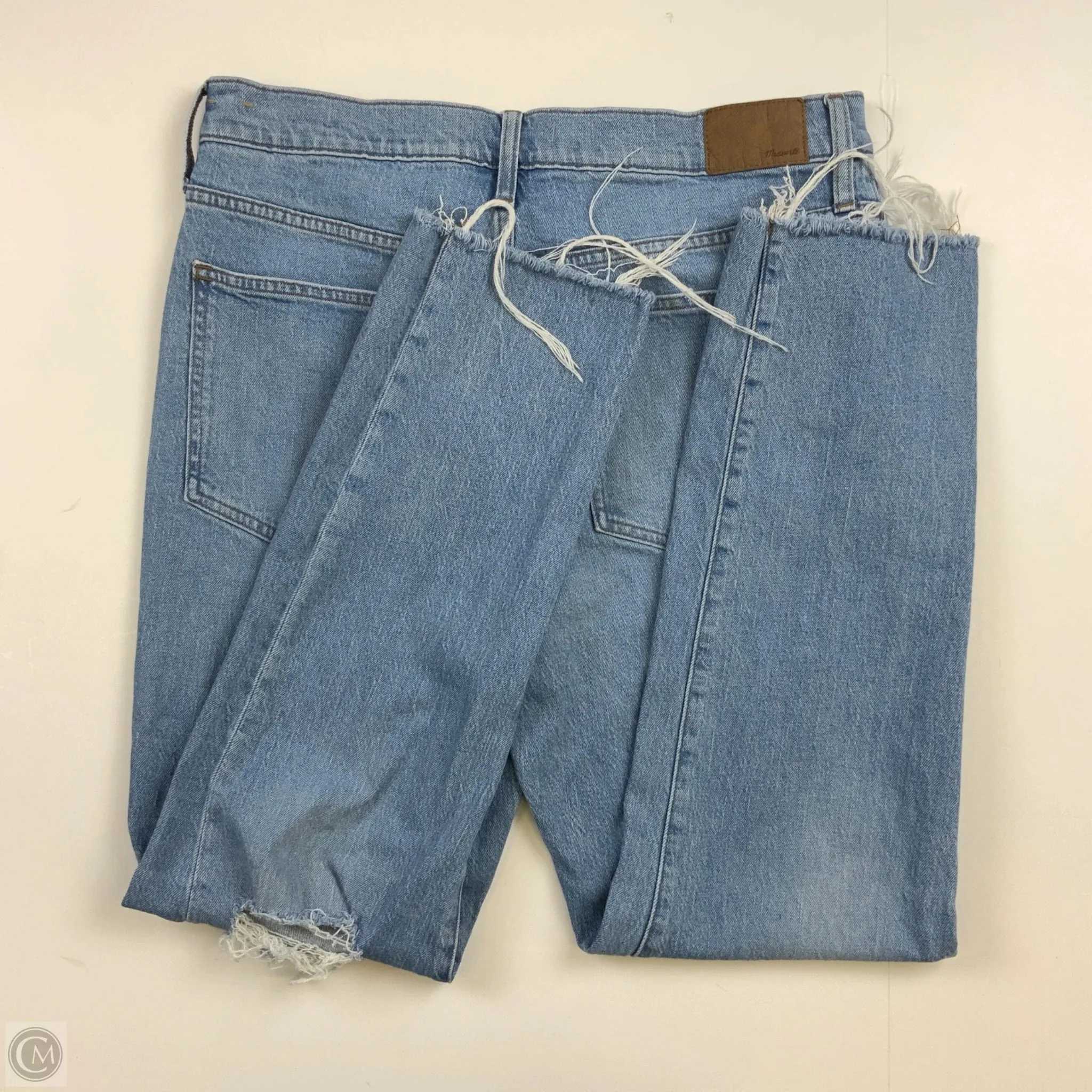 Jeans Boyfriend By Madewell In Blue Denim, Size: 12l