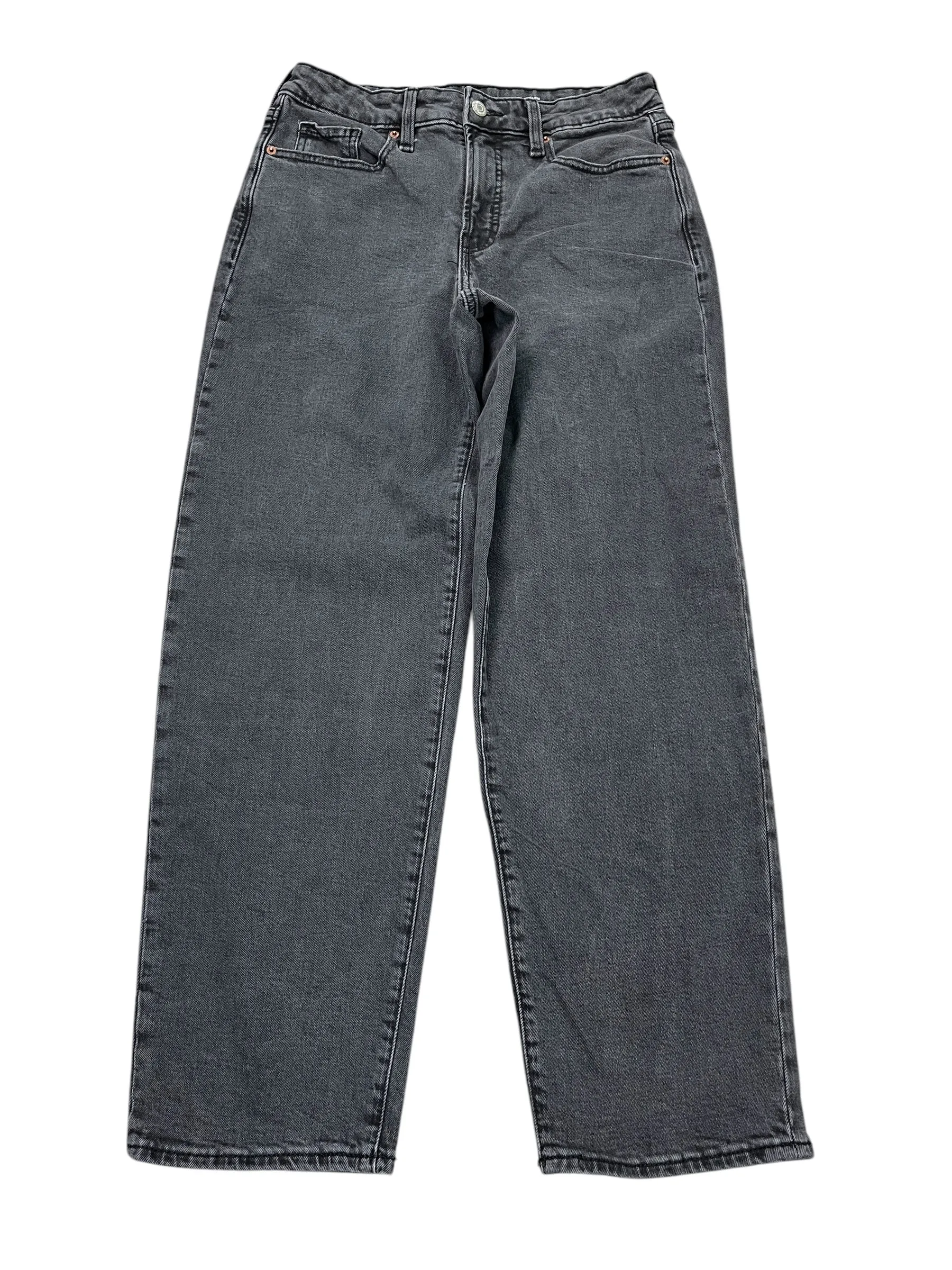 Jeans Boyfriend By Old Navy In Black Denim, Size:8