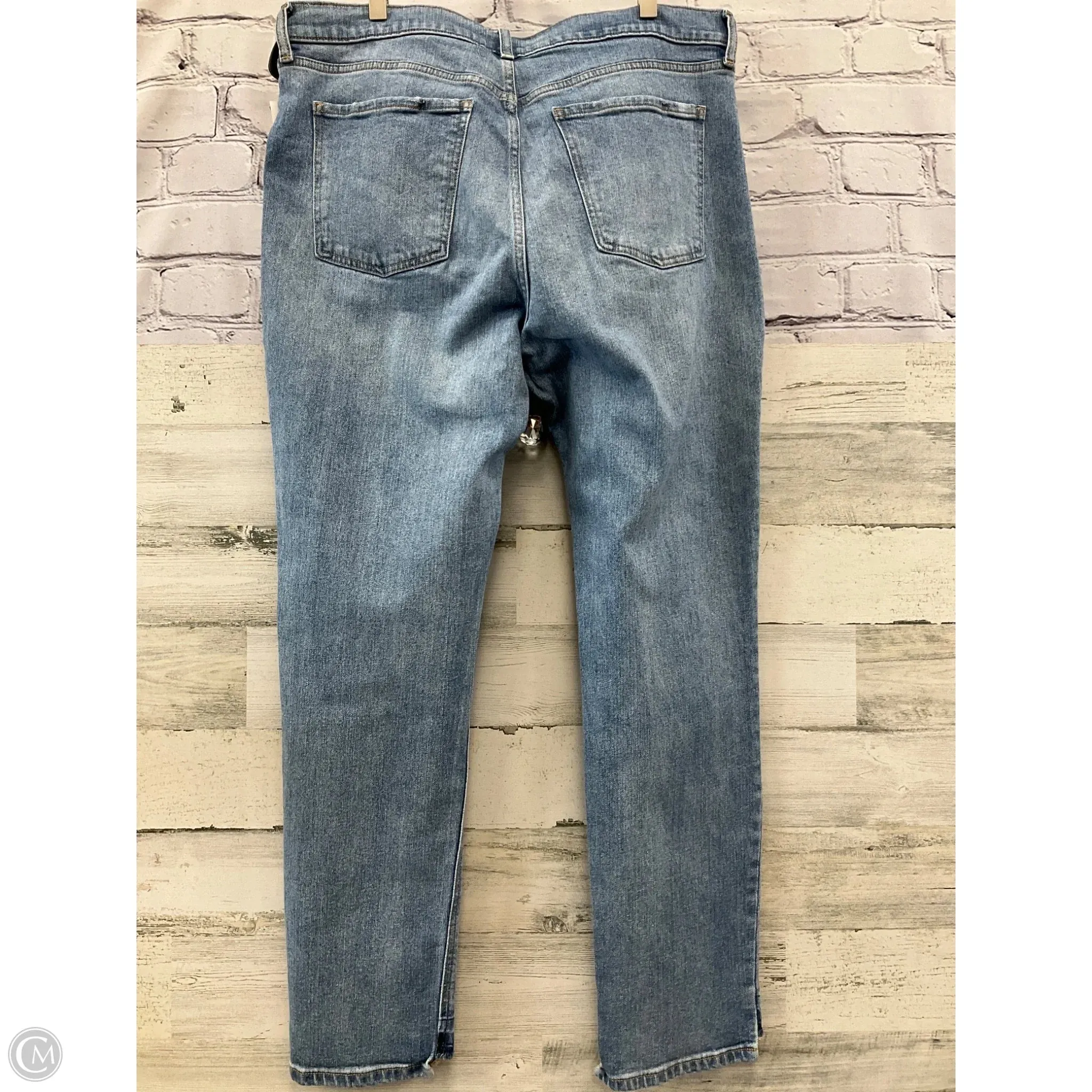Jeans Boyfriend By Old Navy In Blue Denim, Size: 12