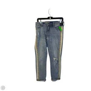 Jeans Boyfriend By Pilcro In Blue Denim, Size: 2