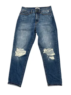 Jeans Boyfriend By So In Blue Denim, Size:4