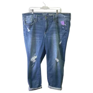 Jeans Boyfriend By Torrid In Blue, Size:20