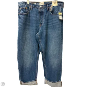 Jeans Boyfriend By Universal Thread In Blue Denim, Size: 16